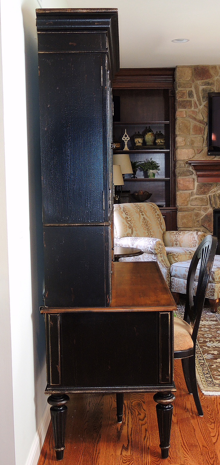 Hooker Furniture North Hampton Distressed Desk, Hutch and Chair, Contemporary