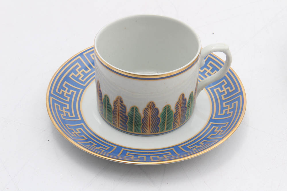 Mottahedeh Vista Alegre "Charleston Feather" Dinnerware