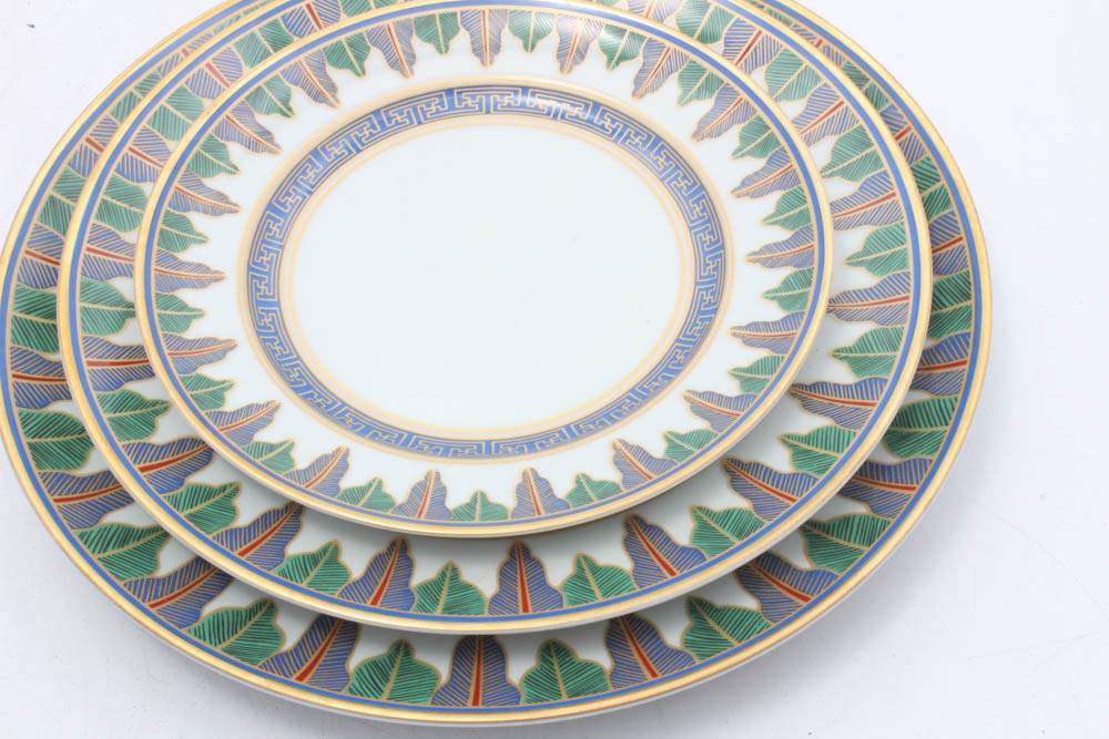 Mottahedeh Vista Alegre "Charleston Feather" Dinnerware