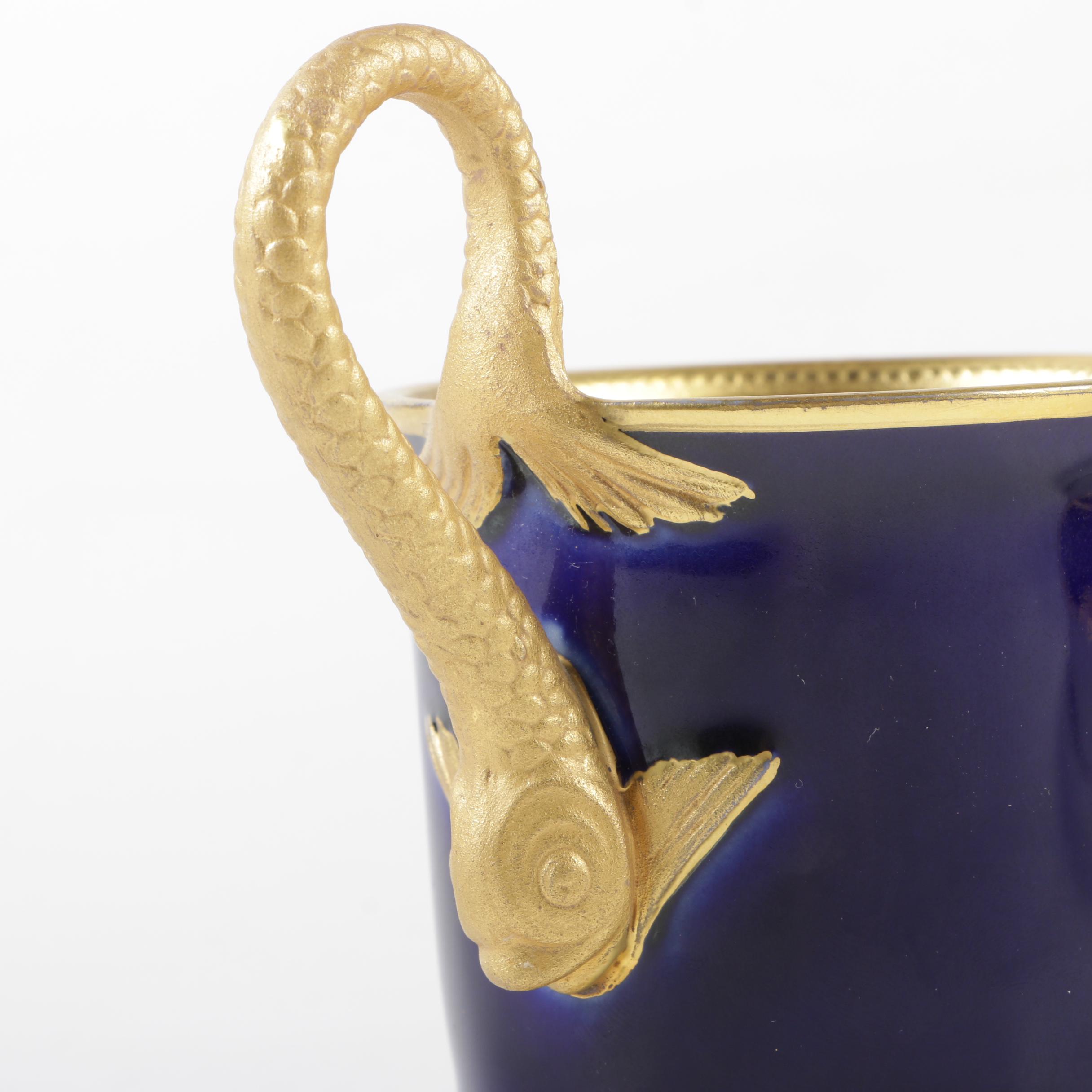 Royal Vienna Style Porcelain Cup and Saucer