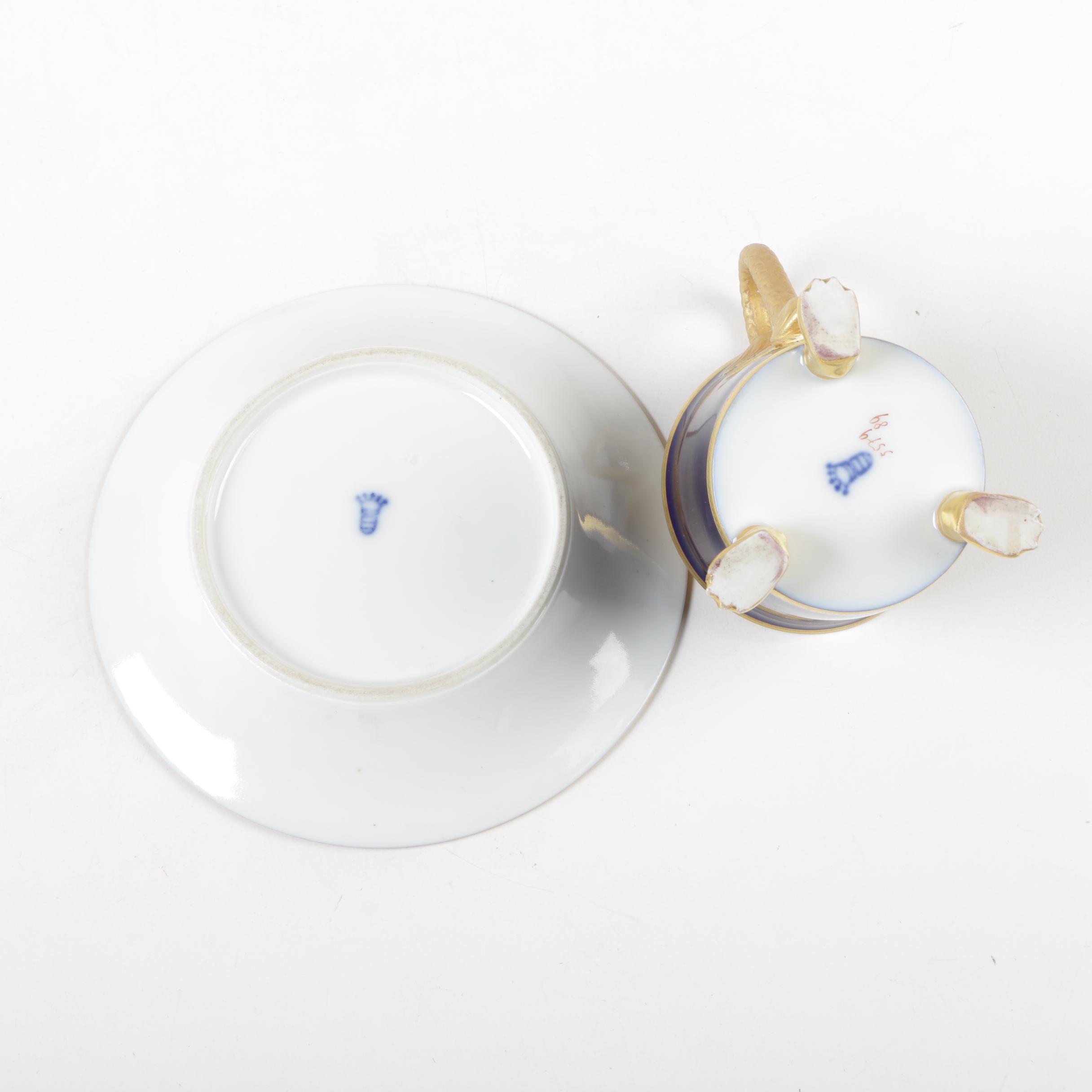 Royal Vienna Style Porcelain Cup and Saucer