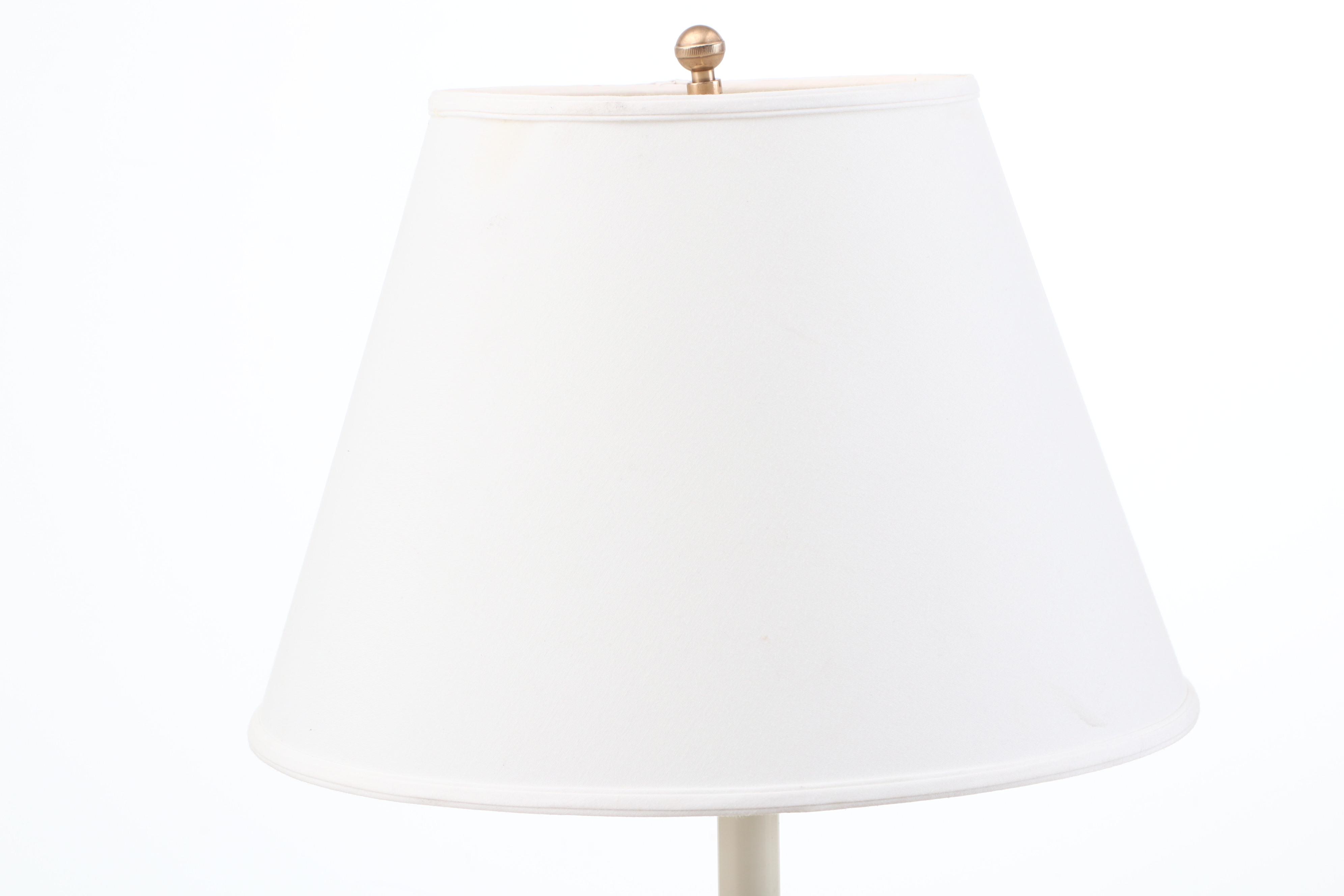 Frederick Cooper Turned Oak Floor Lamp, Late 20th Century