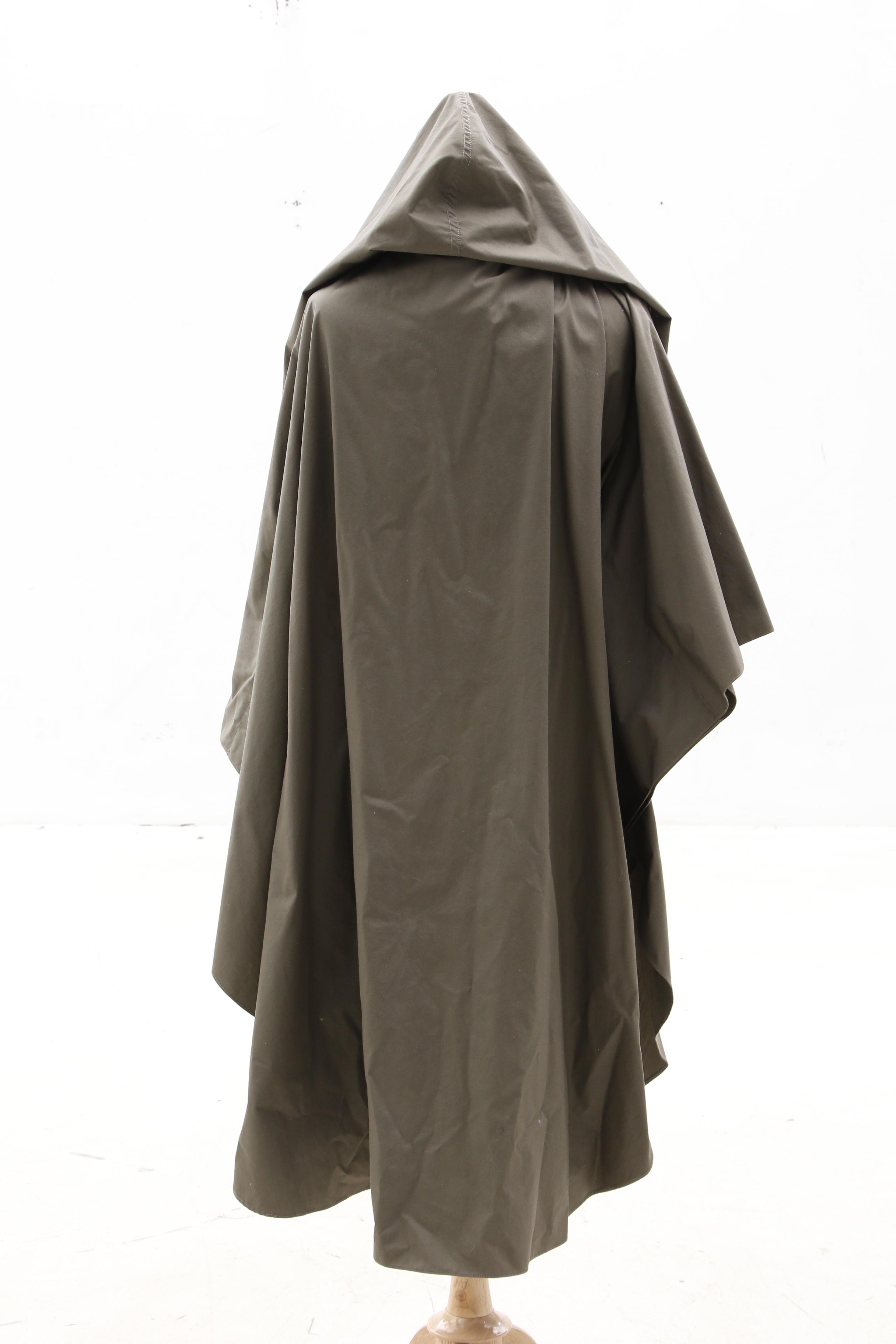 Yeohlee Green Cape and Helga Paisley Print Coat, Vintage