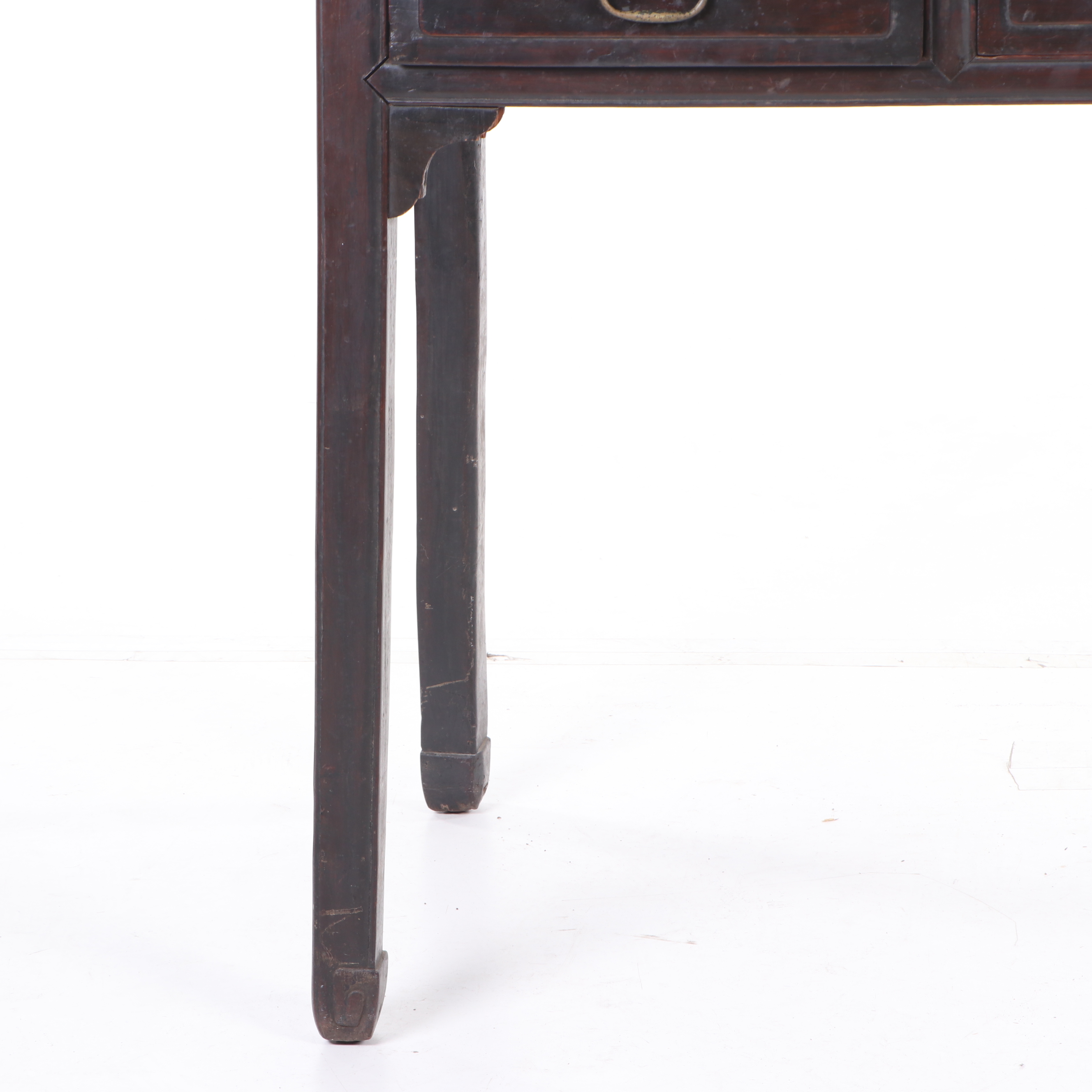 Chinese Hardwood Console Table, Mid to Late 1800s