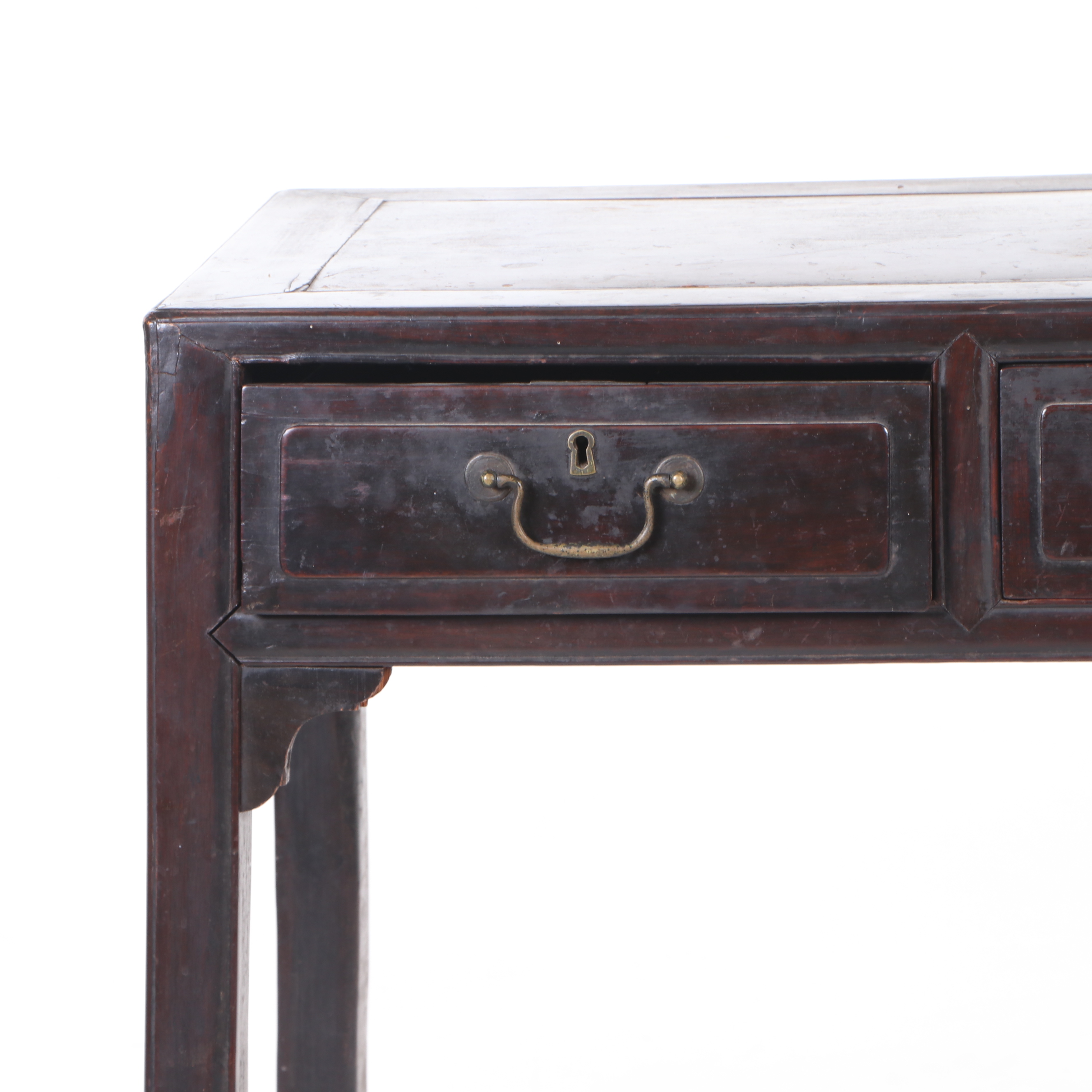 Chinese Hardwood Console Table, Mid to Late 1800s