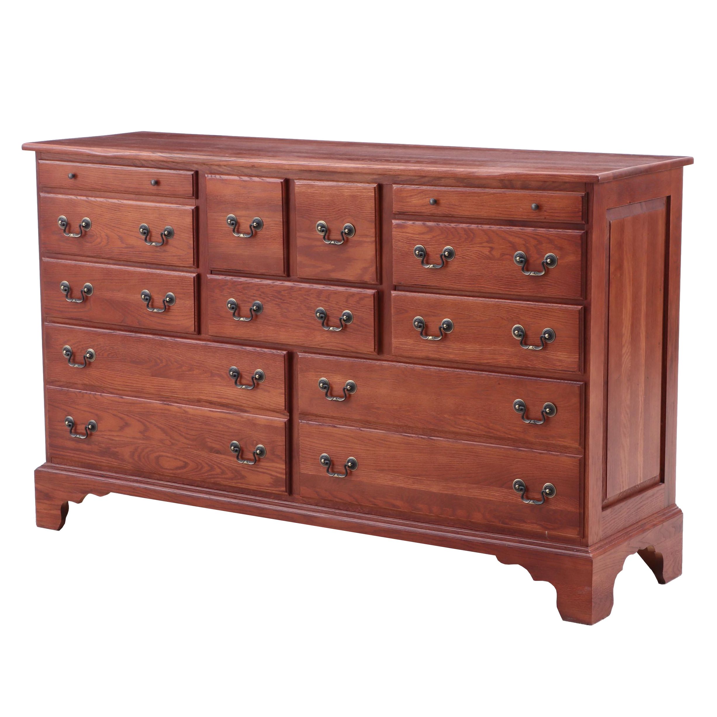 Keller Furniture Oak Chest of Drawers, Contemporary