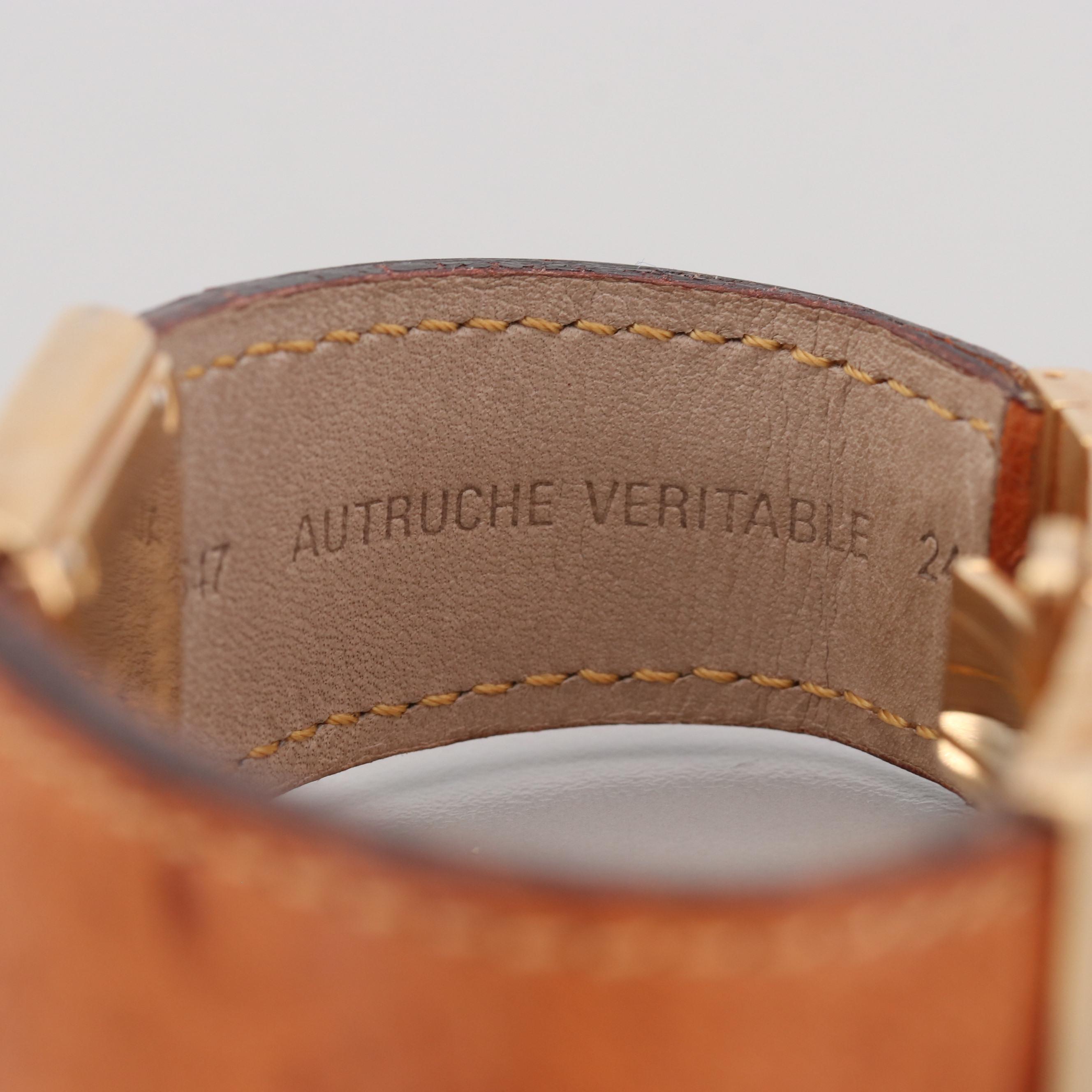 Christian Dior Gold Tone Square Watch