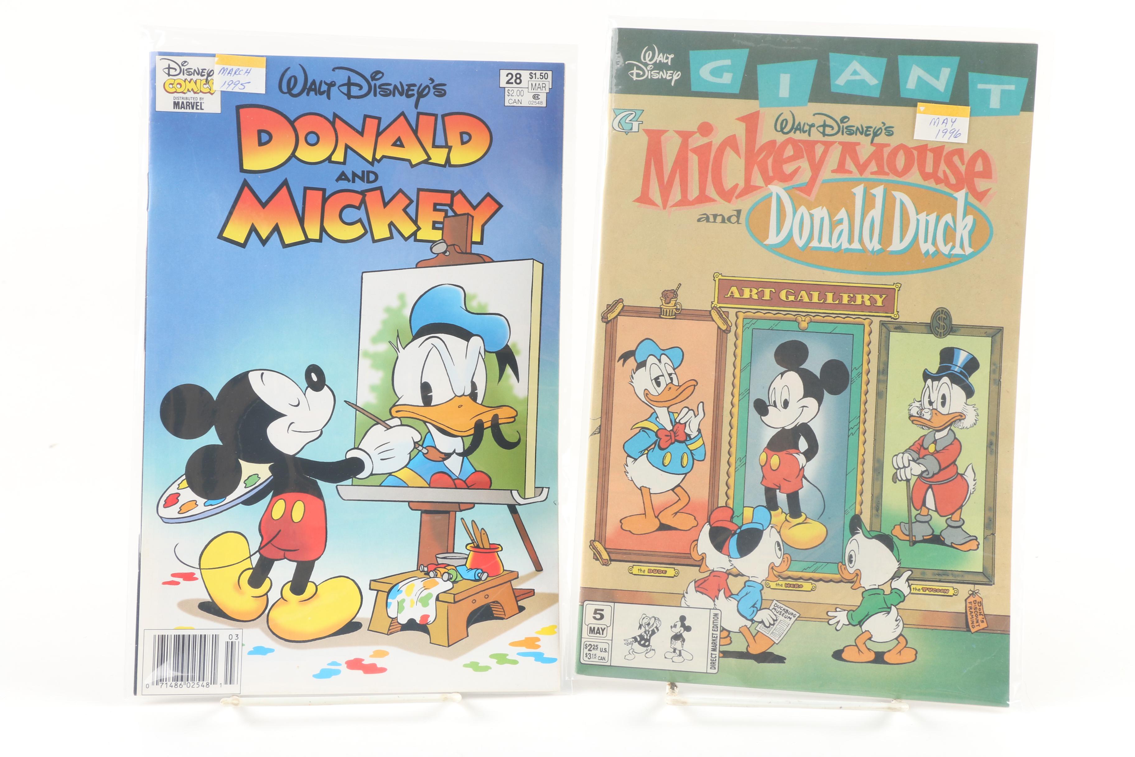 Walt Disney Comic Books, Incl. "Donald and Mickey" & "Uncle Scrooge", 1991–1997
