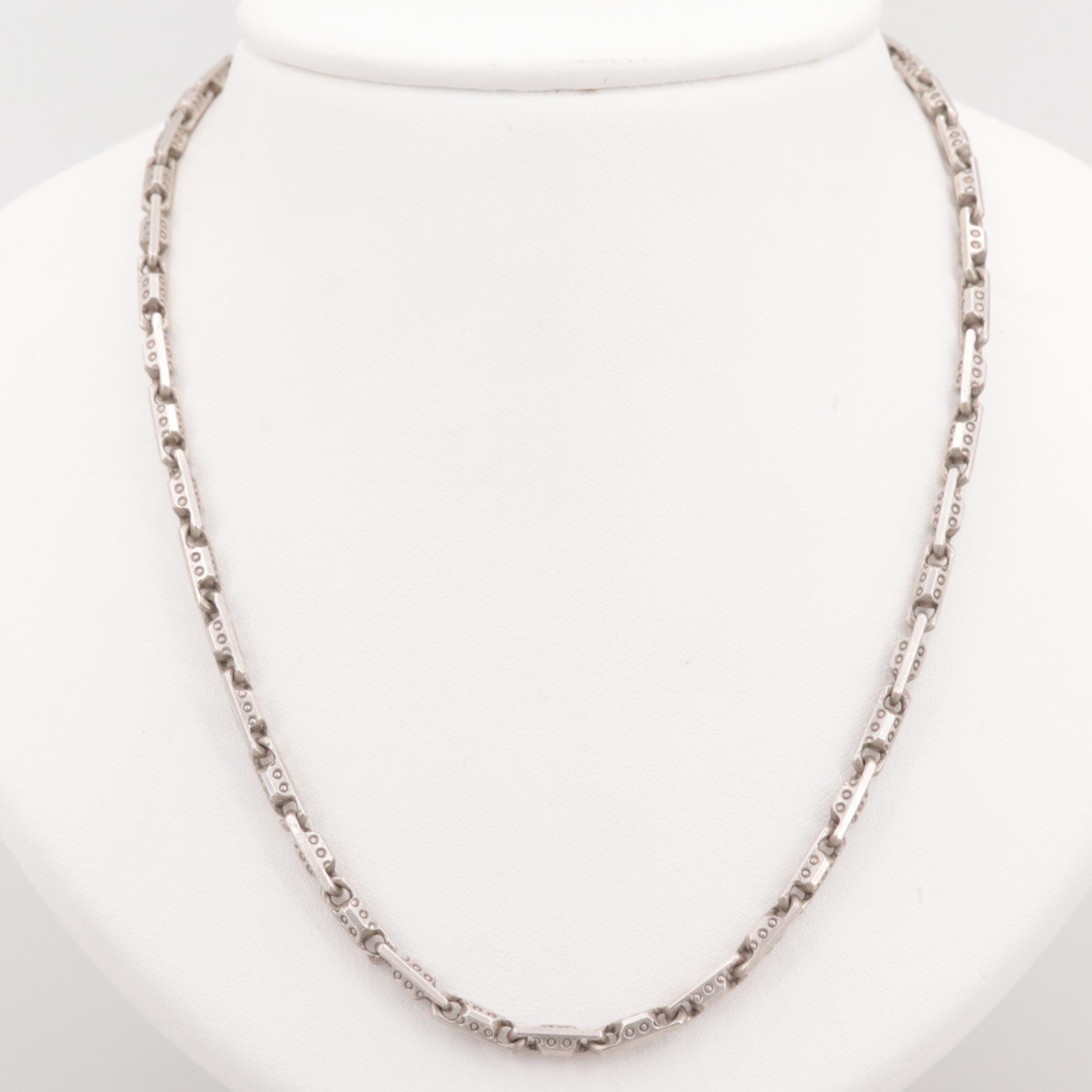 Sterling Silver Baht Chain