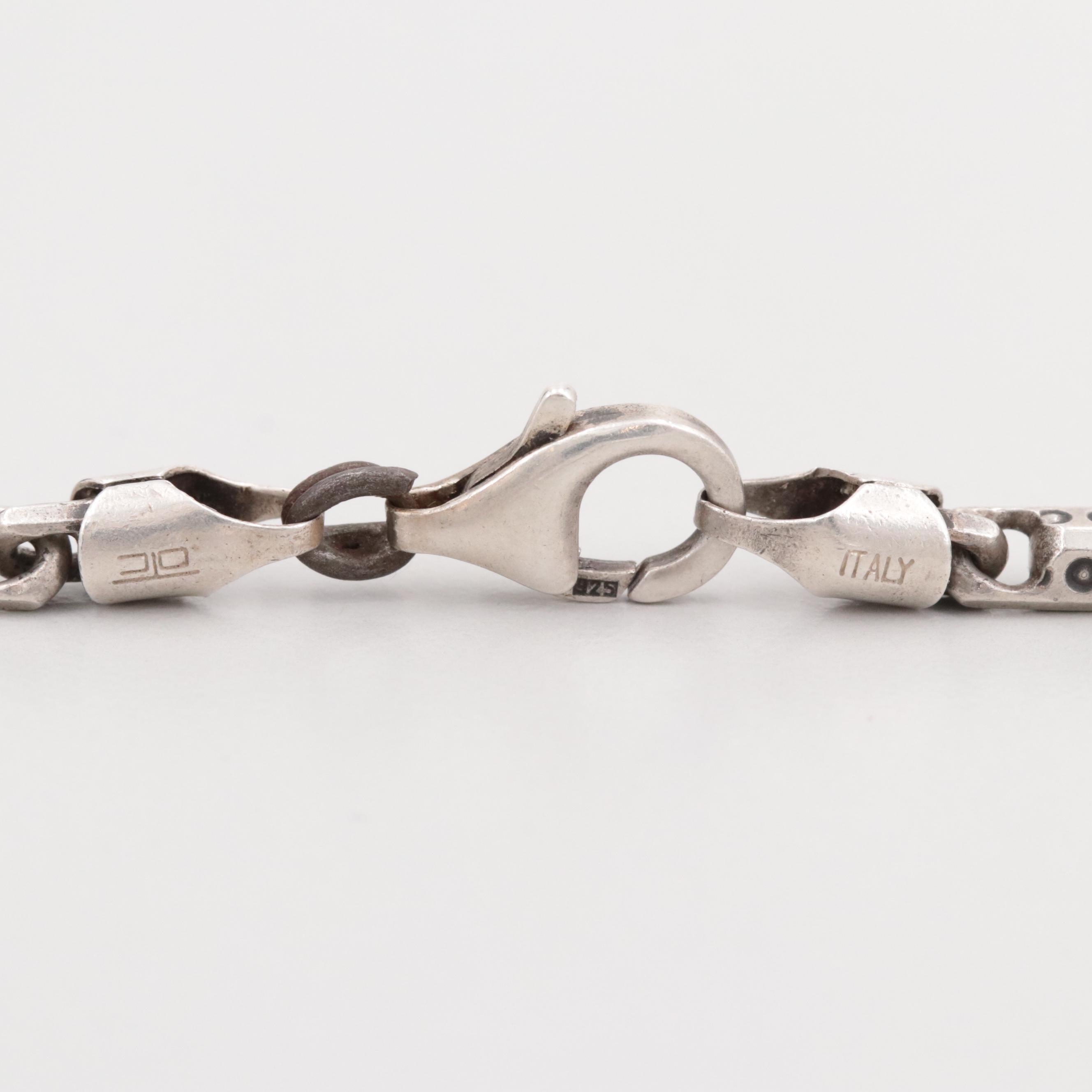 Sterling Silver Baht Chain