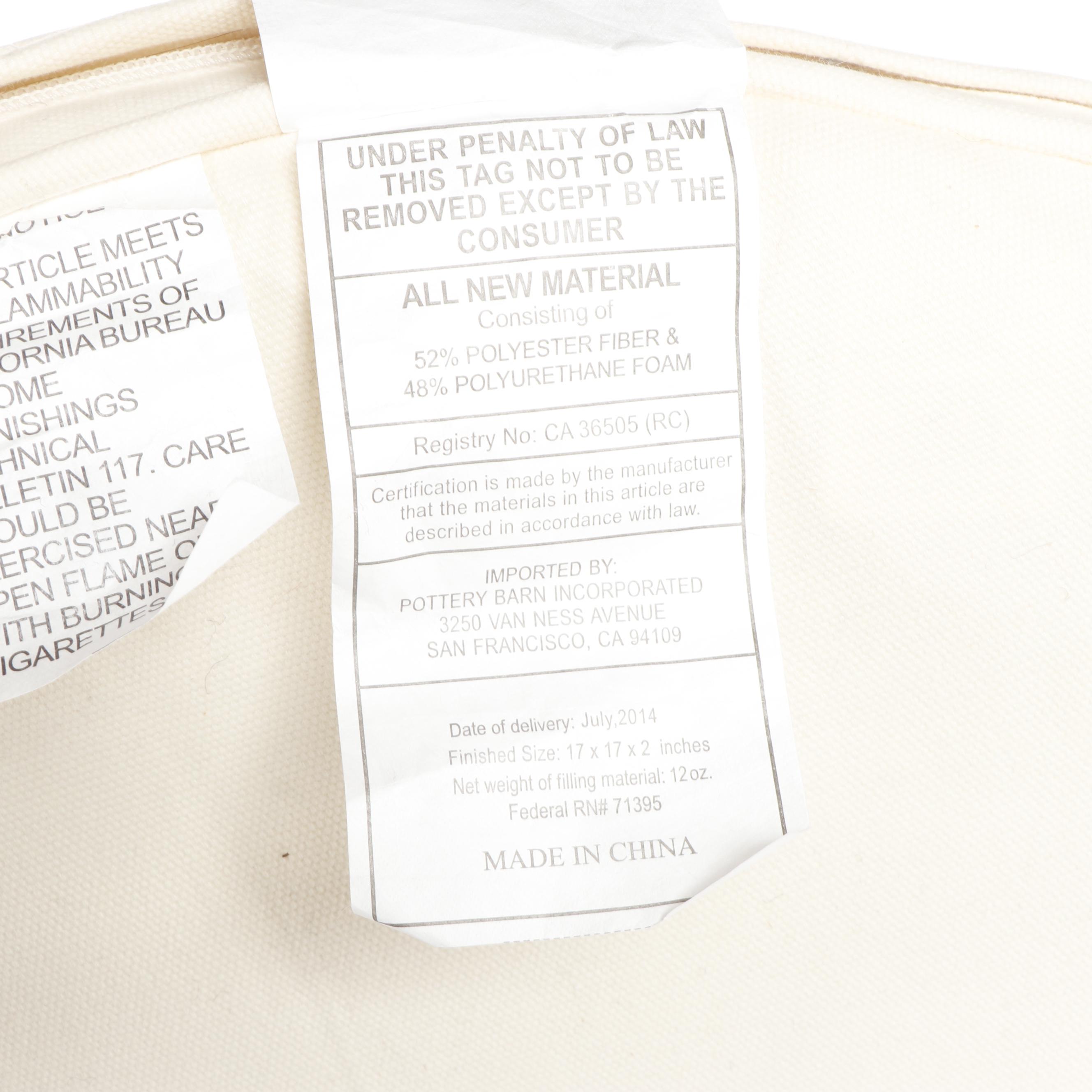 Contemporary Pottery Barn "Wingate" Rattan Swivel Chair in Pecan