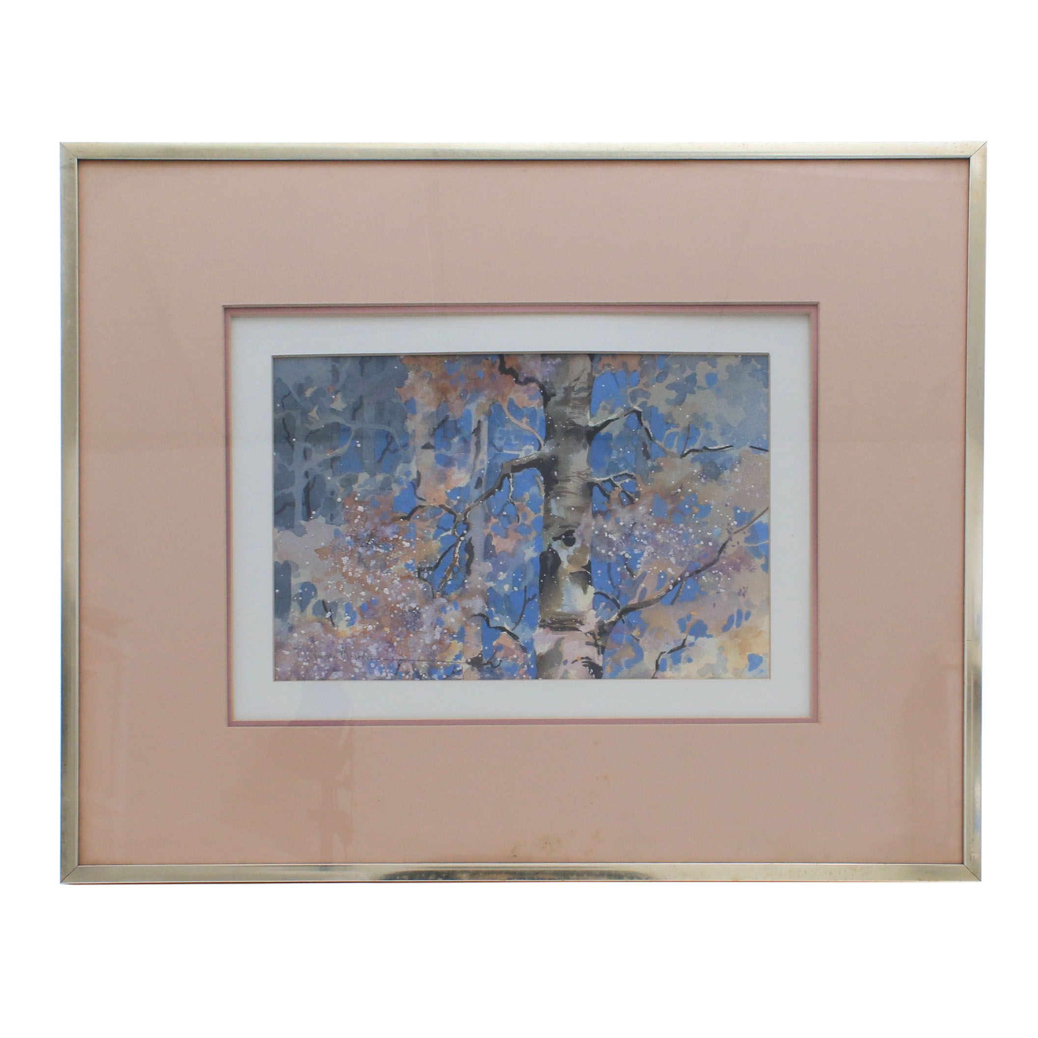 Mary Vander Molen Watercolor Painting "Only Aspen"