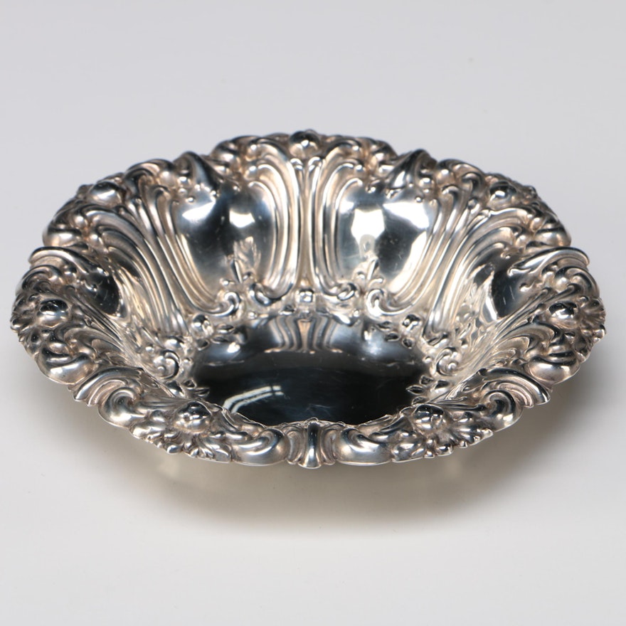 Frank M. Whiting Co. "Athene-Crescendo" Sterling Bonbon Bowl, 1878–1940