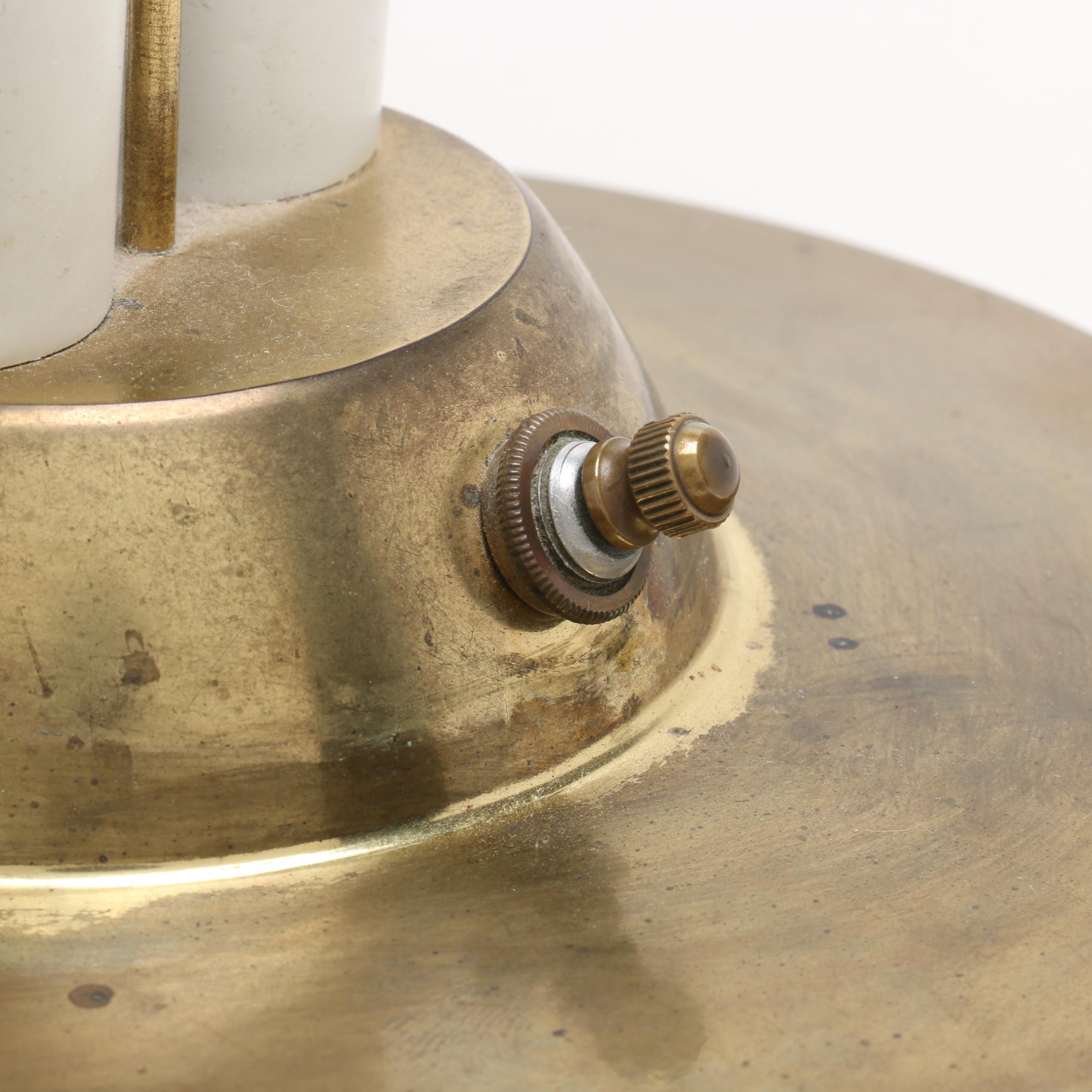 Vintage Twin Table Lamp with Adjustable Heads