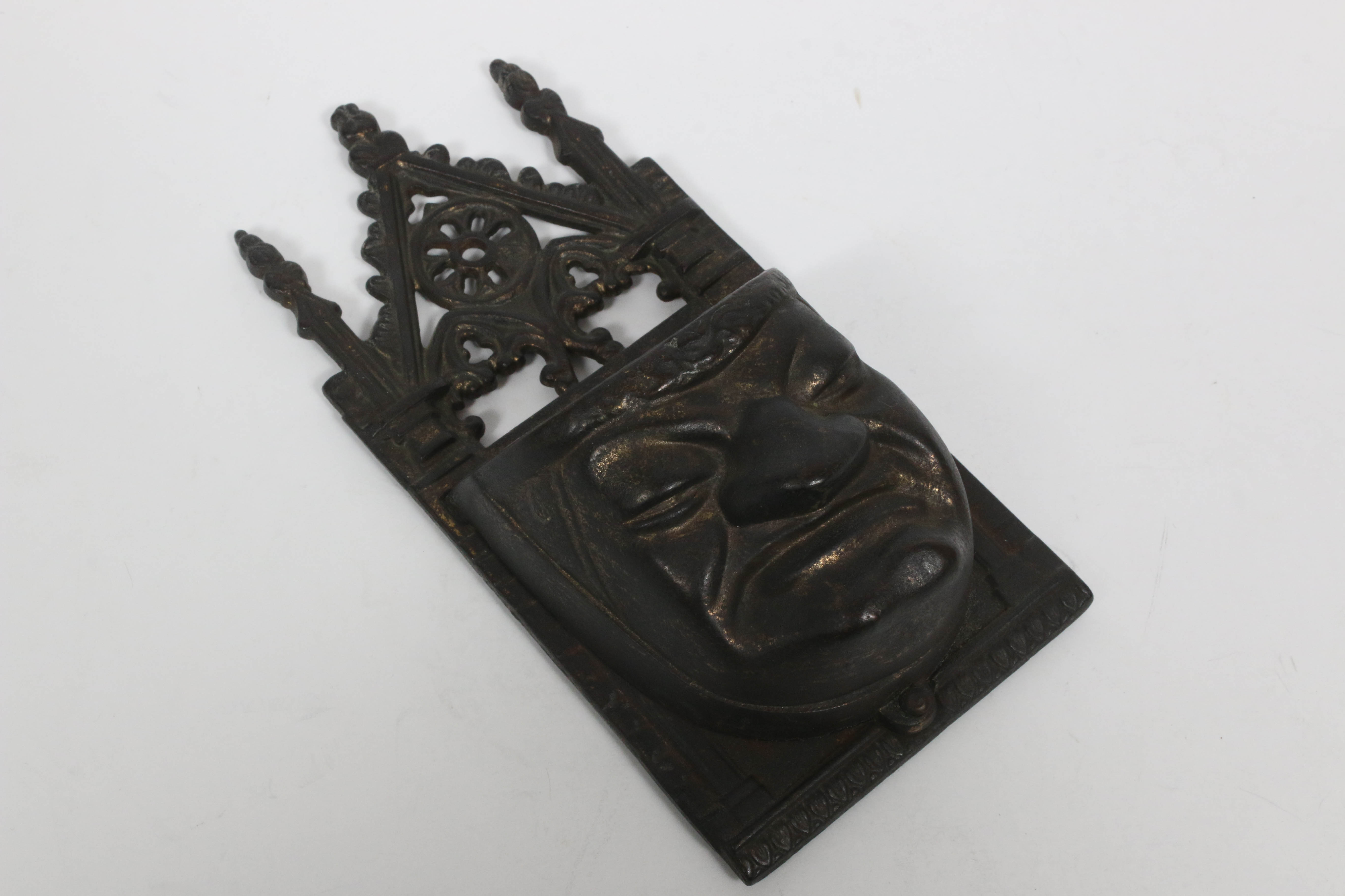 Cast Iron Figural Match Holder