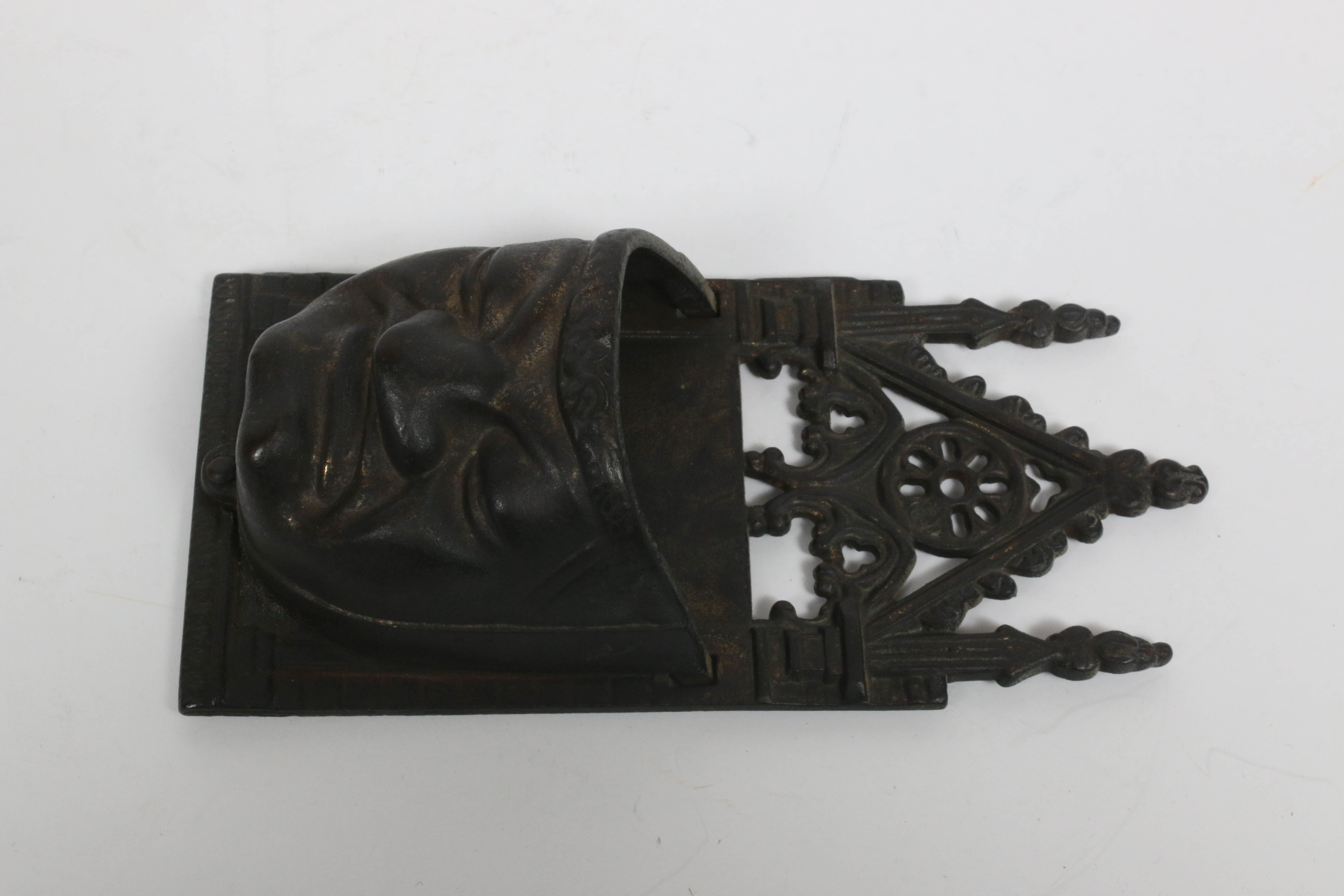 Cast Iron Figural Match Holder