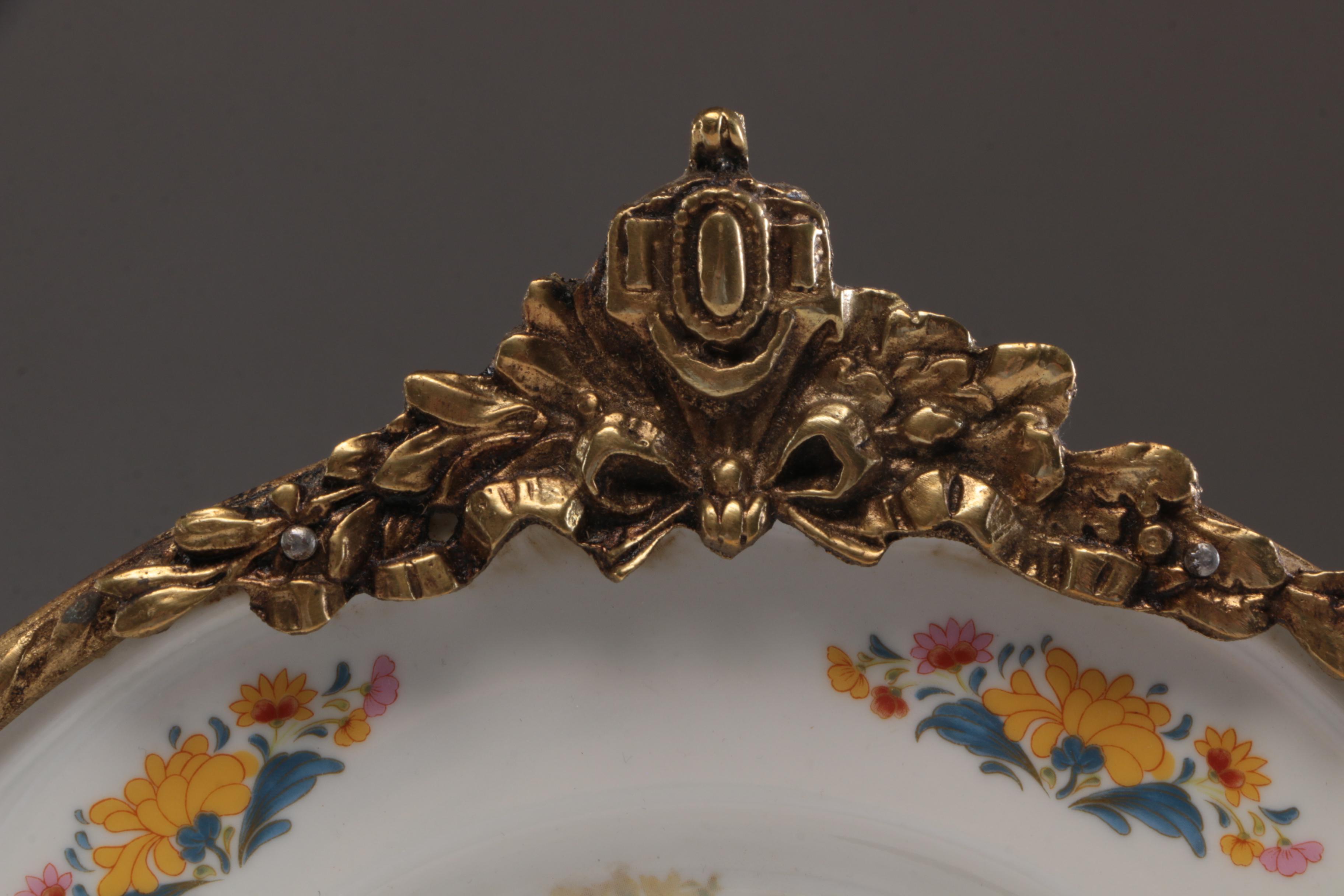 Haviland Limoges Porcelain Vase and Leipold Romer Wall Hanging Plate