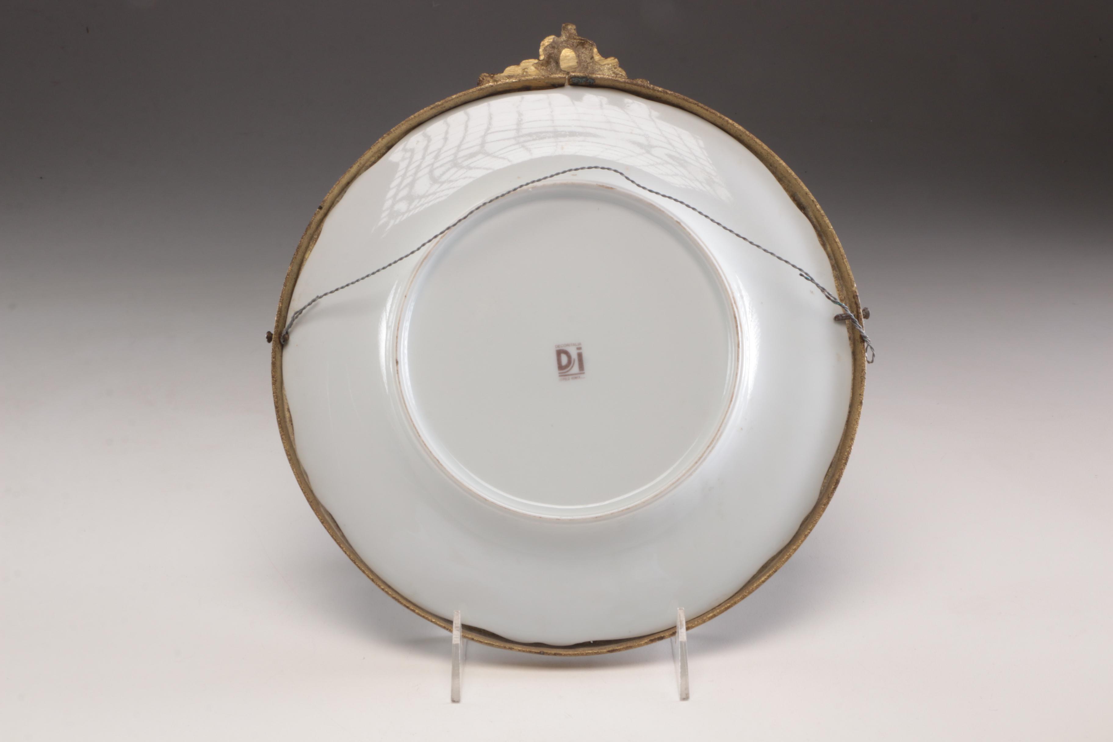 Haviland Limoges Porcelain Vase and Leipold Romer Wall Hanging Plate