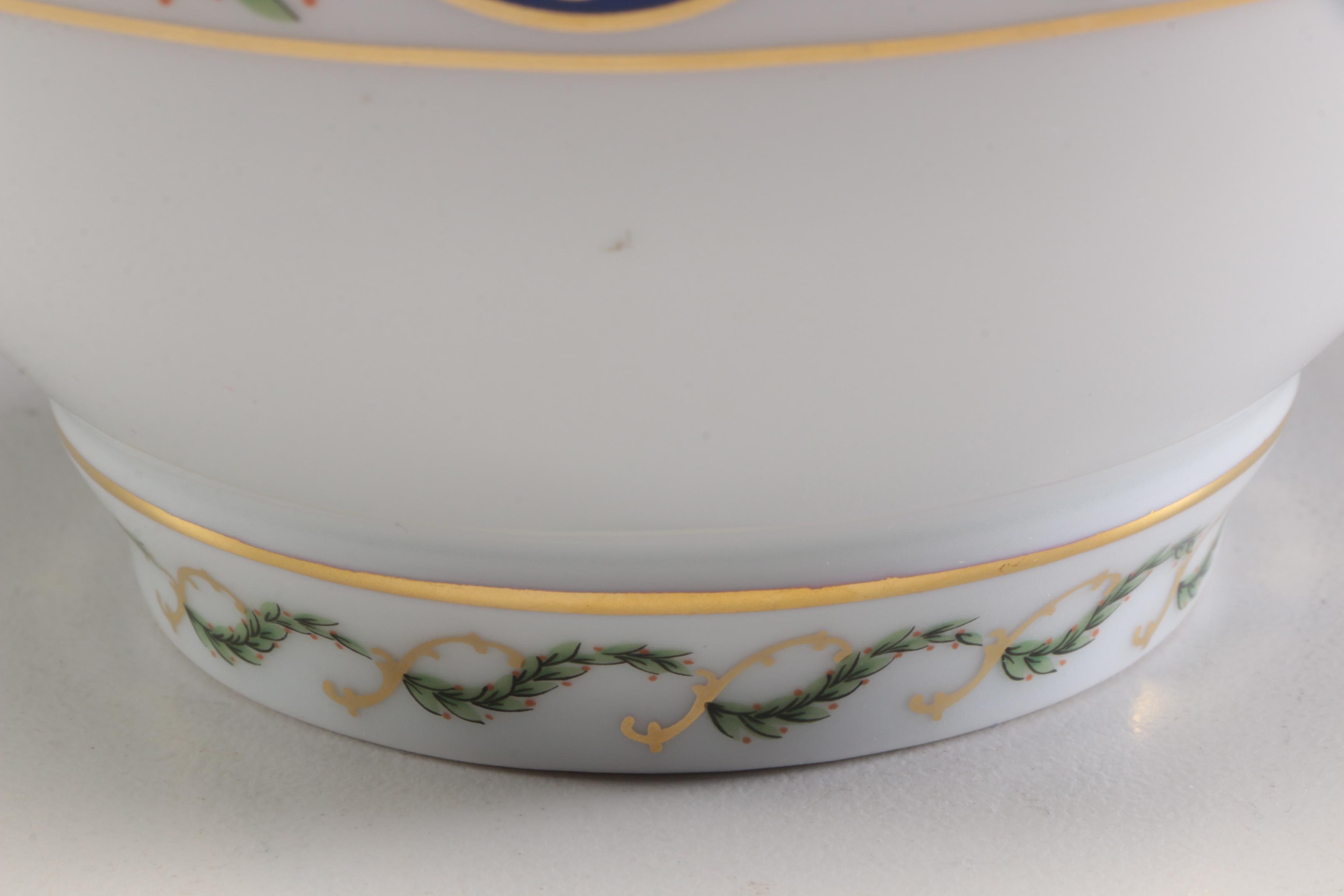 Haviland Limoges Porcelain Vase and Leipold Romer Wall Hanging Plate