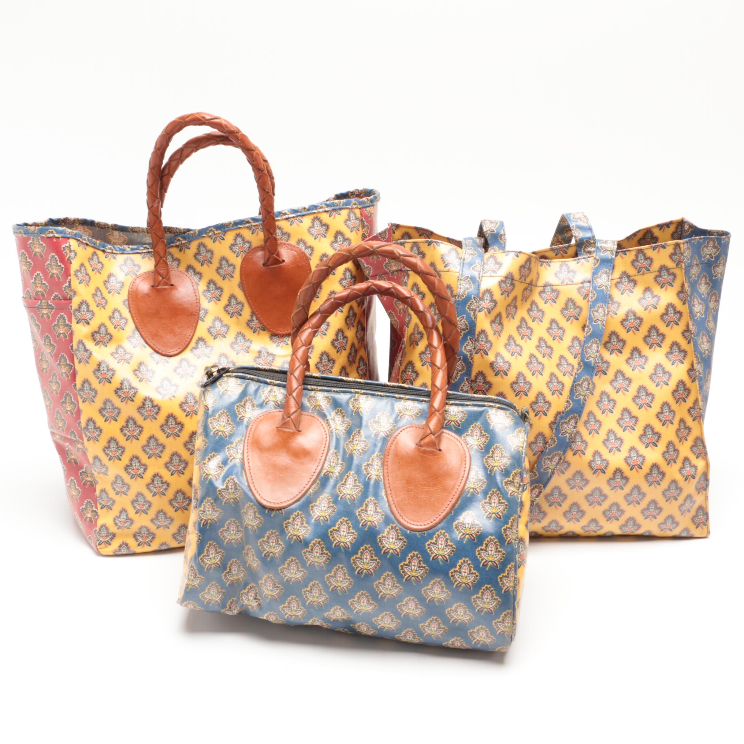 Nordic House Designs Vinyl and Fabric Shoulder Bags