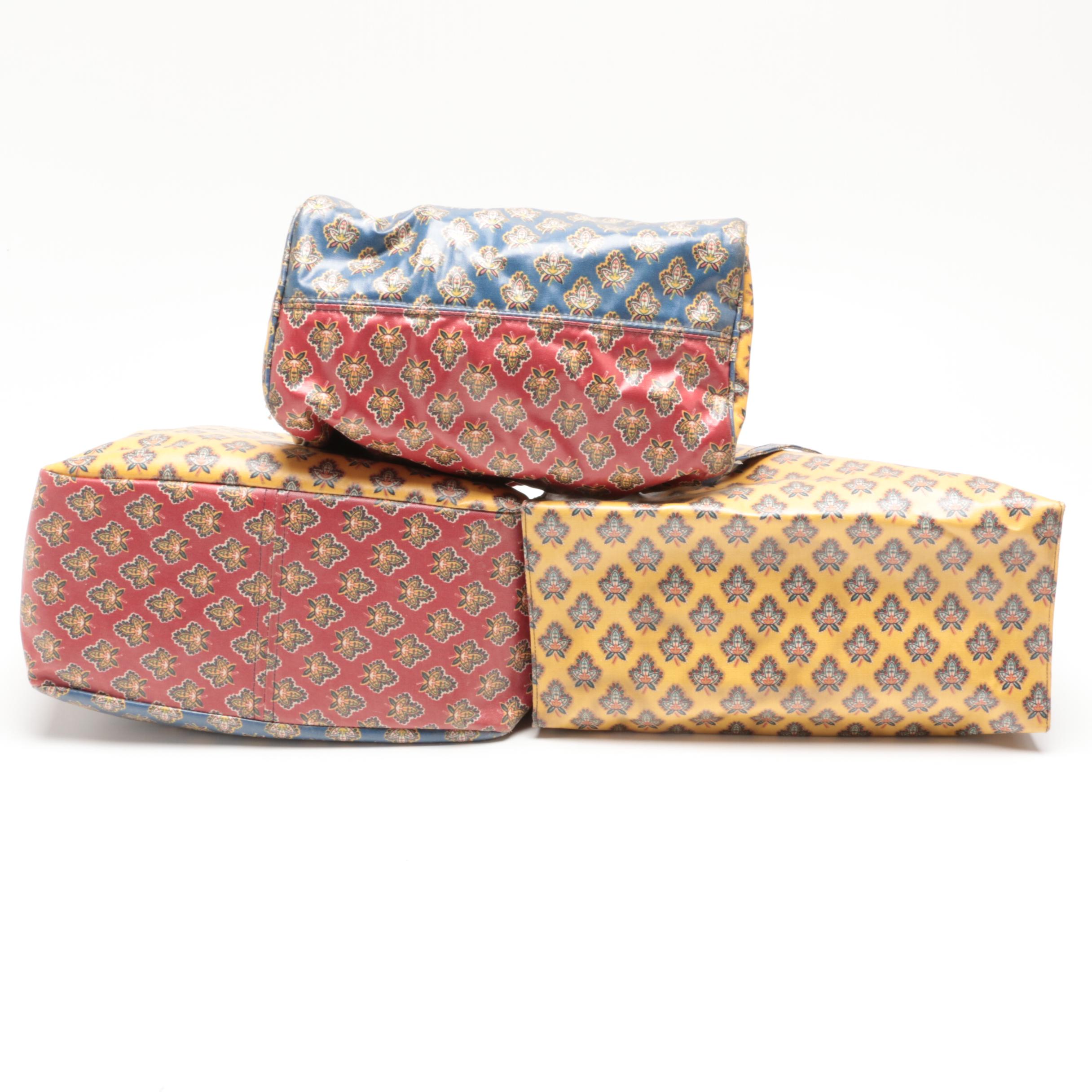 Nordic House Designs Vinyl and Fabric Shoulder Bags