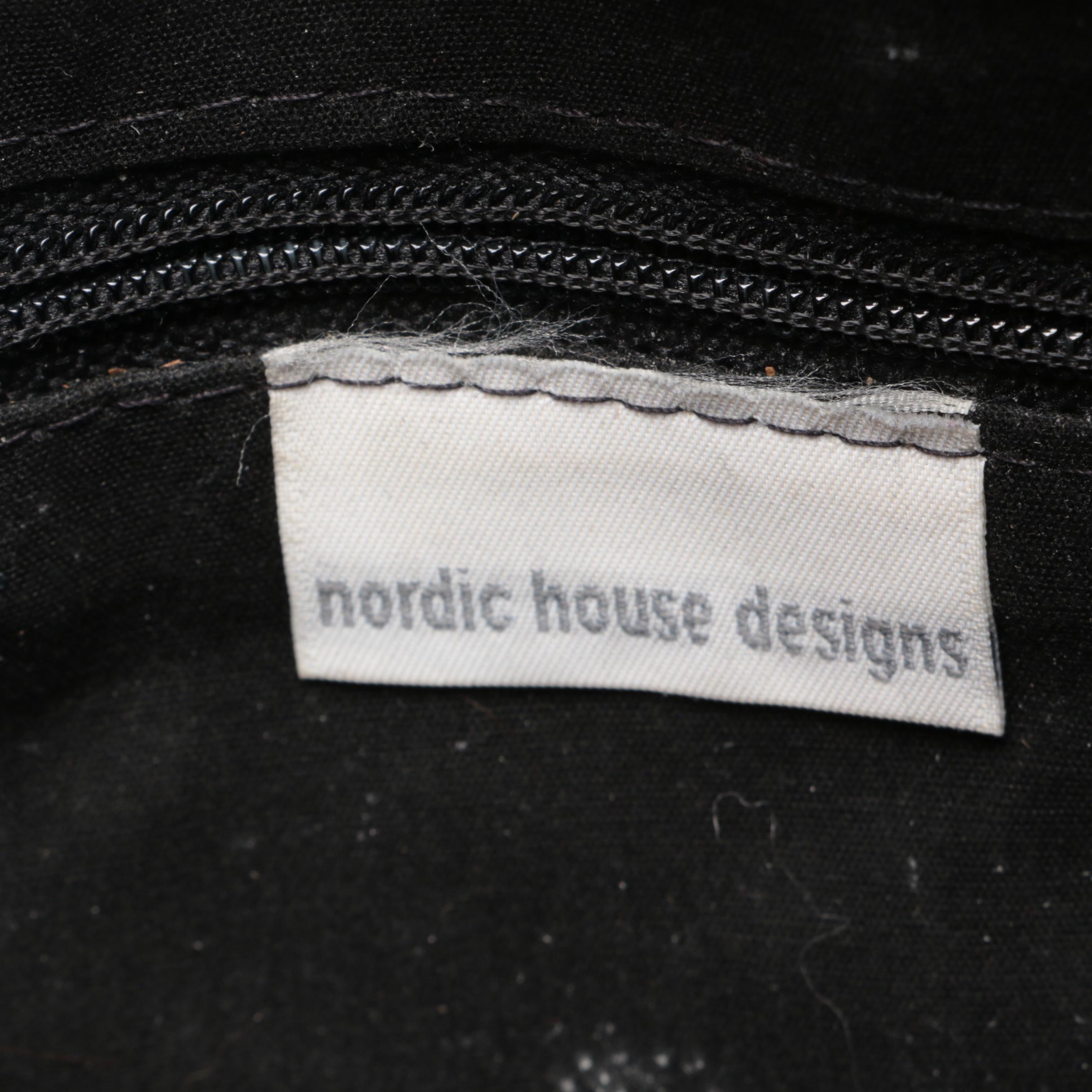 Nordic House Designs Vinyl and Fabric Shoulder Bags