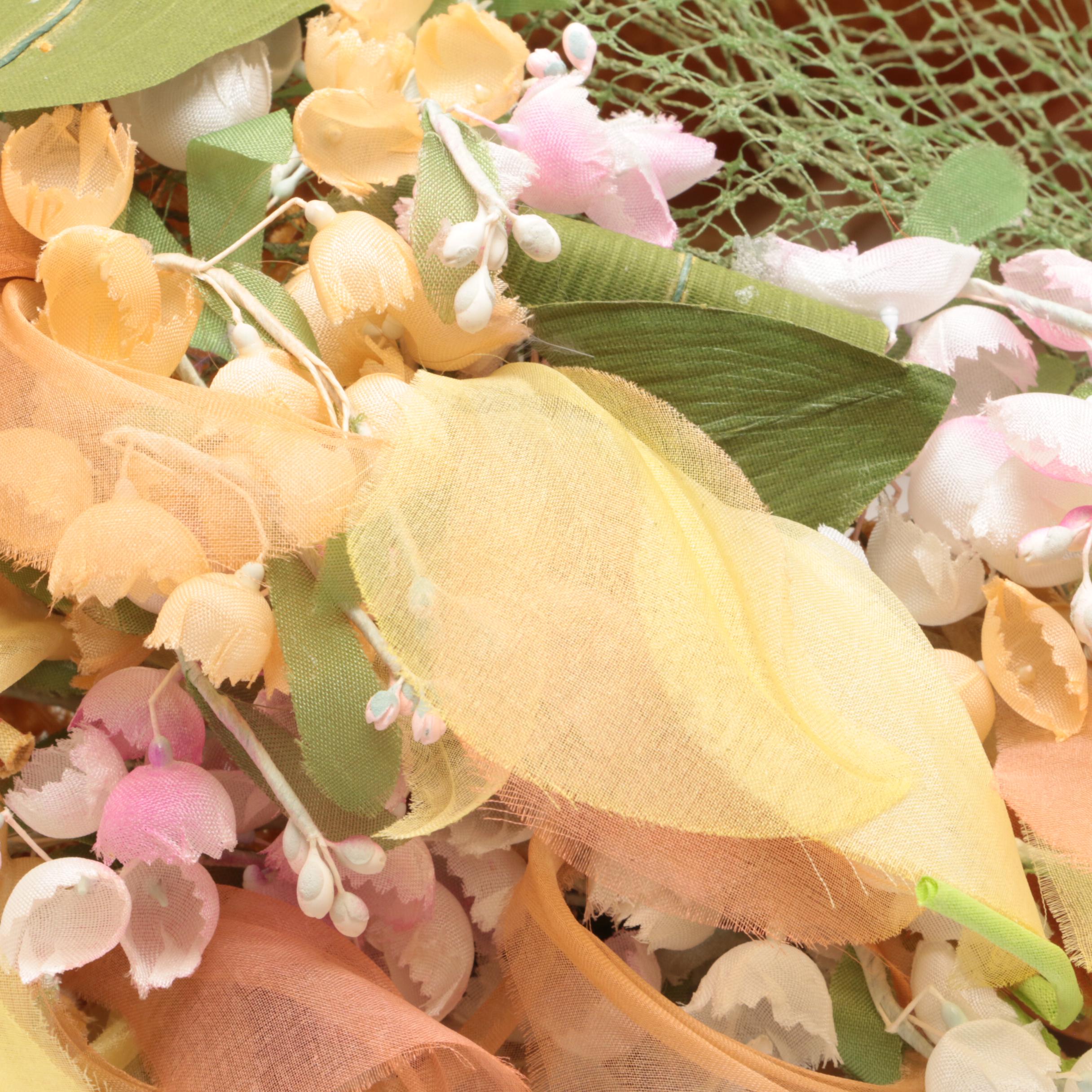 Christian Dior Floral Hat; Chapeau Creations Straw Sun Hat, and Other Sun Hat