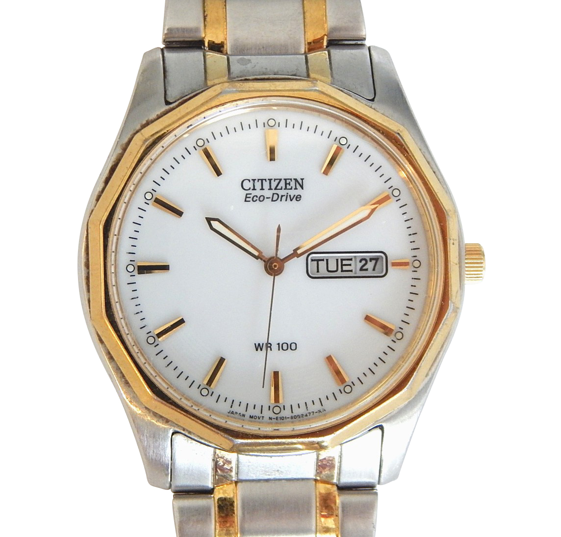 Two-Tone Citizen Eco-Drive Stainless Steel Watch