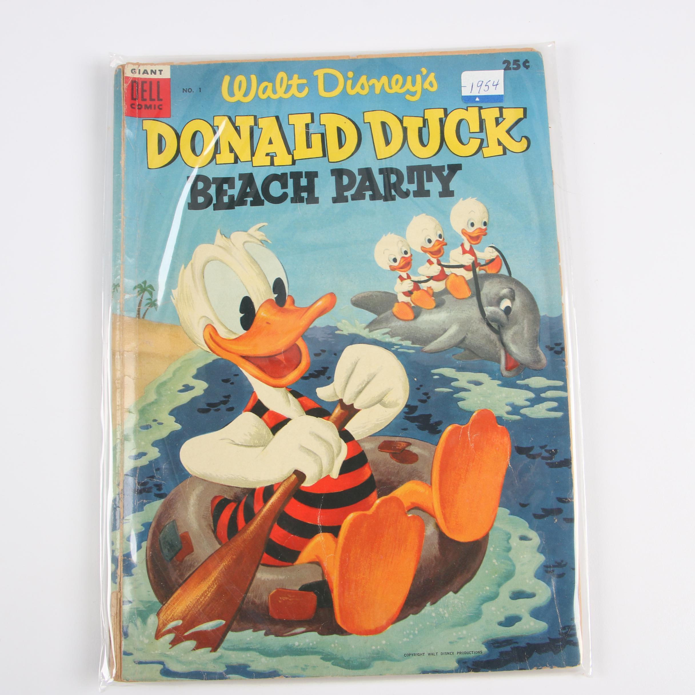 Dell Walt Disney's Comic Books, Featuring "Mickey Mouse" and More, 1950s–1960s