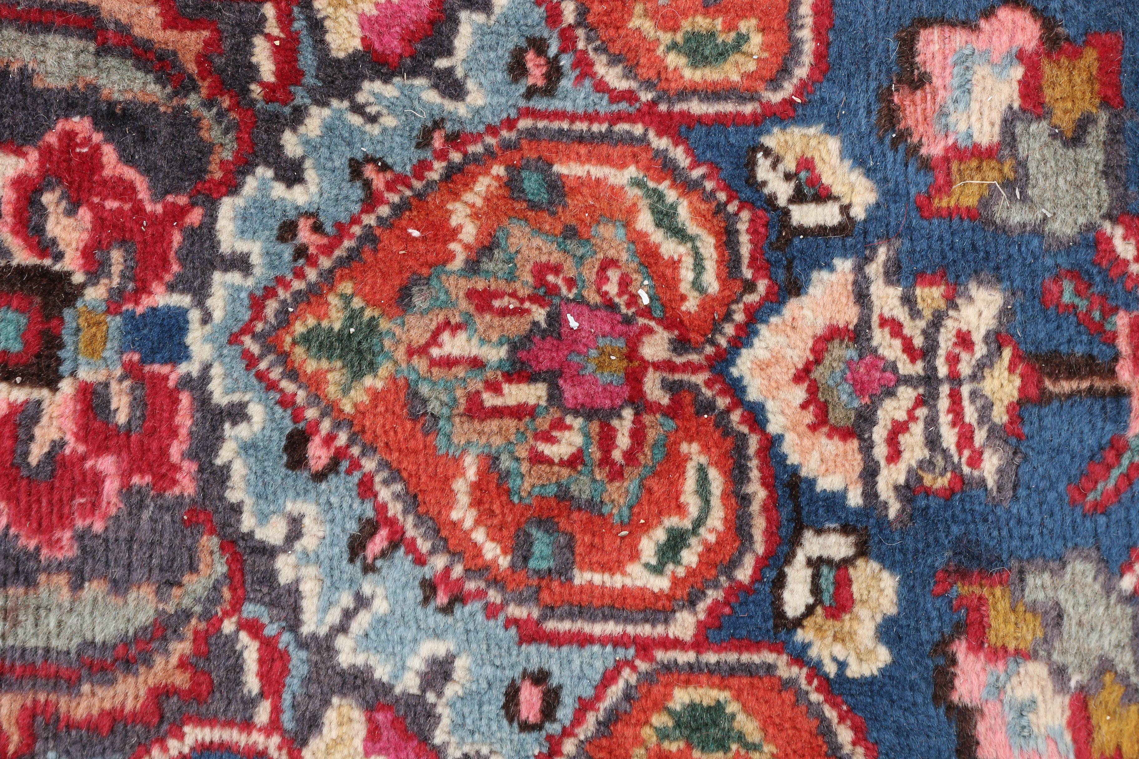 Hand-Knotted Indo-Persian Mashhad Room Sized Wool Rug