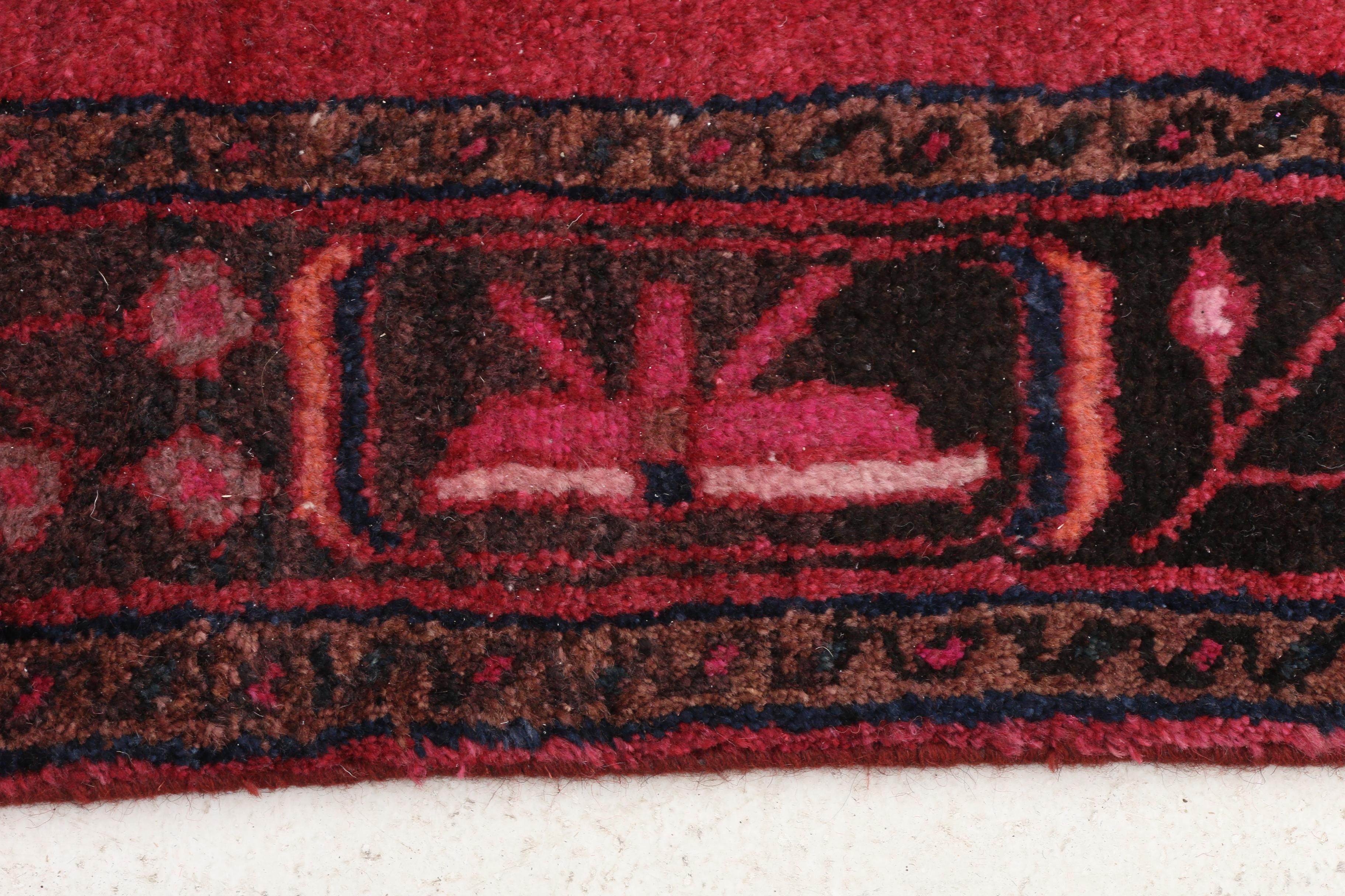 Hand-Knotted Persian Shiraz Wool Rug