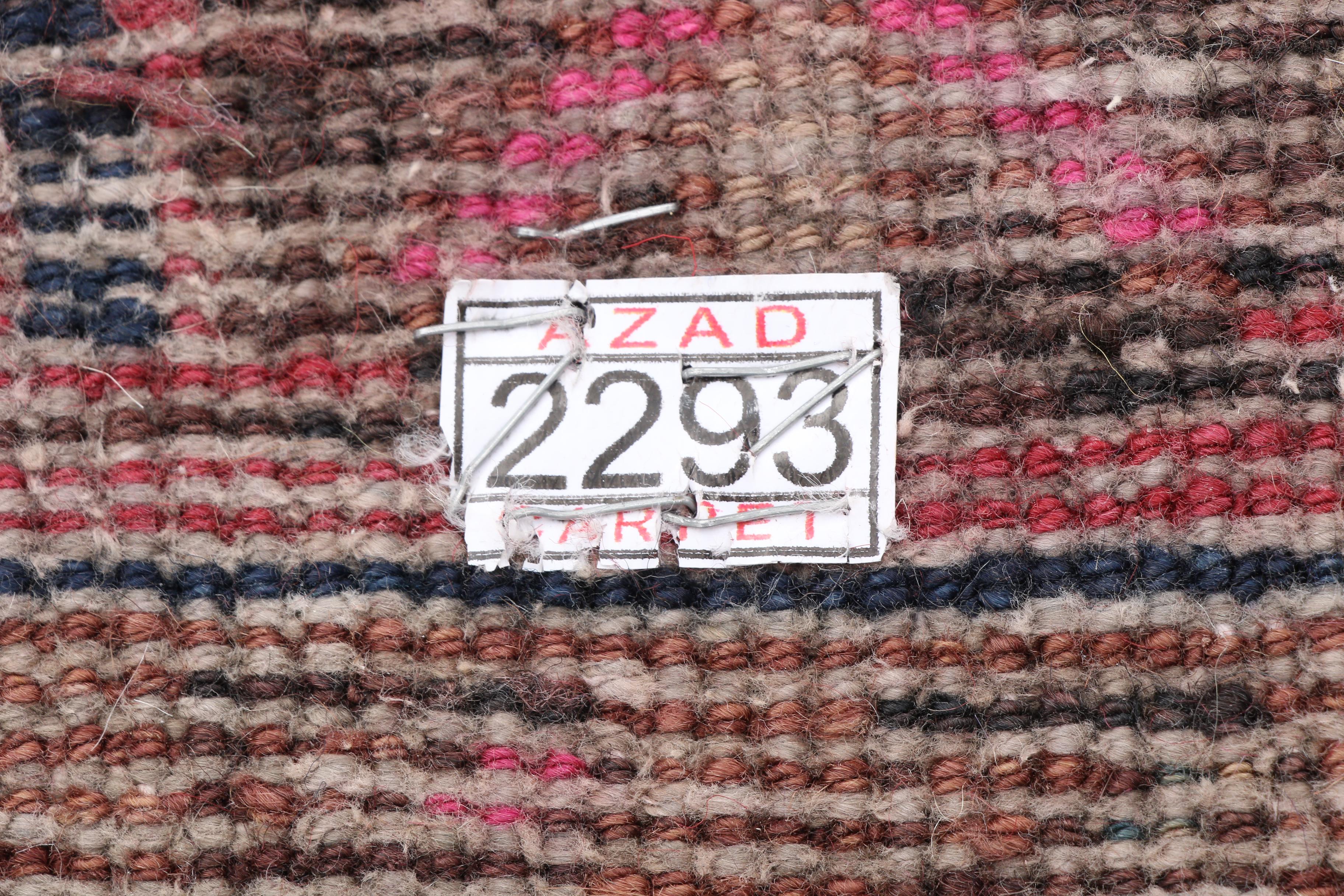 Hand-Knotted Persian Shiraz Wool Rug