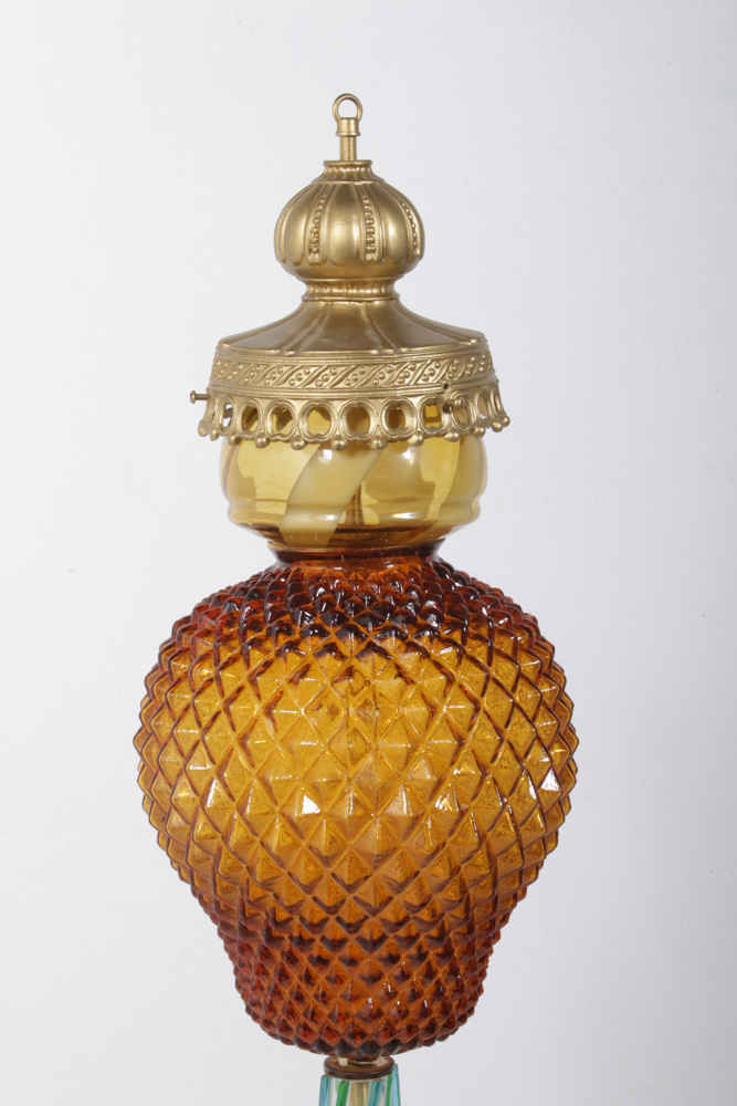 Glass Totem Sculpture Attributed to Corbett Reynolds