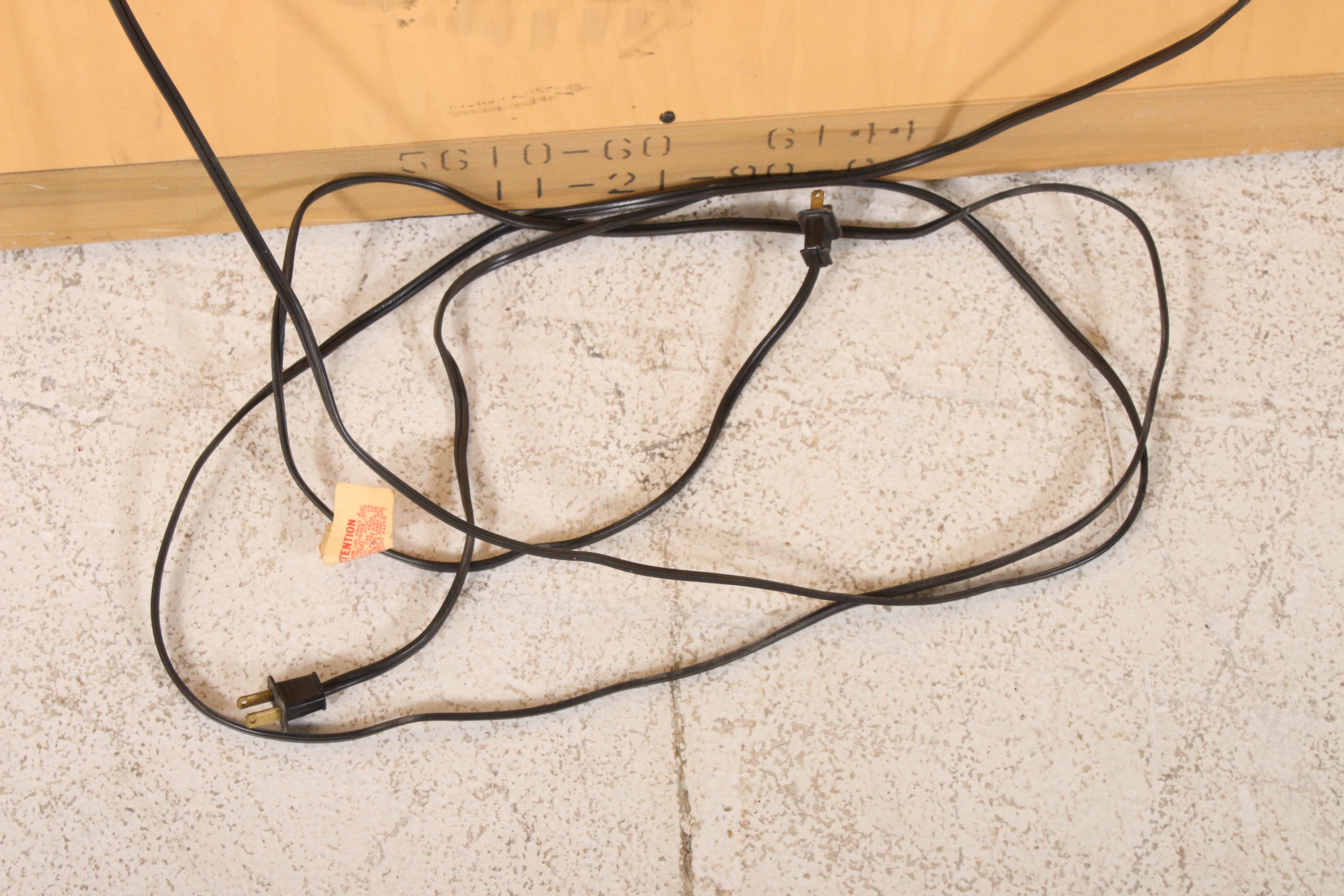 Henredon "Bel Air" Campaign Style Illuminated Limewash Wood Cabinet