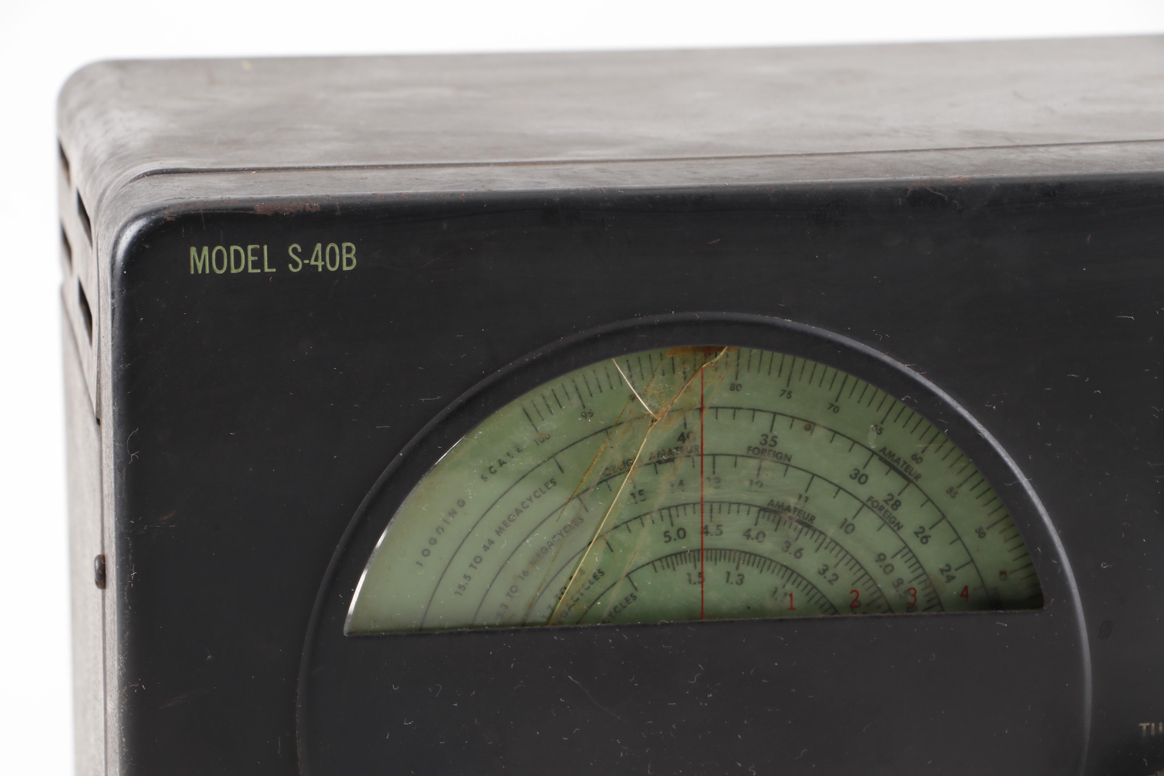 Hallicrafters Radio Receiver Model S-40B, 1950