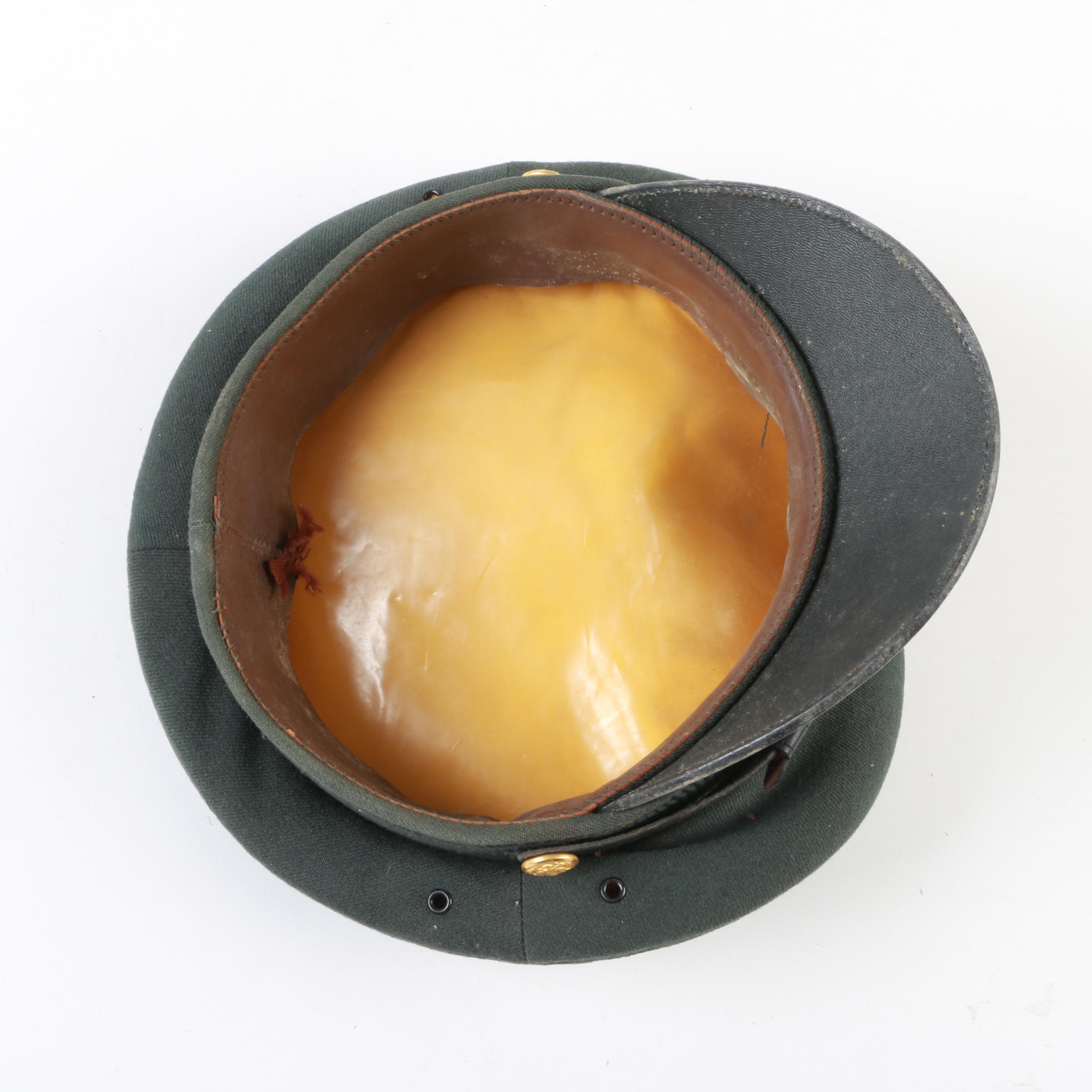 West Point USMA Cadet Shako Parade Hat and US Army Service Cap