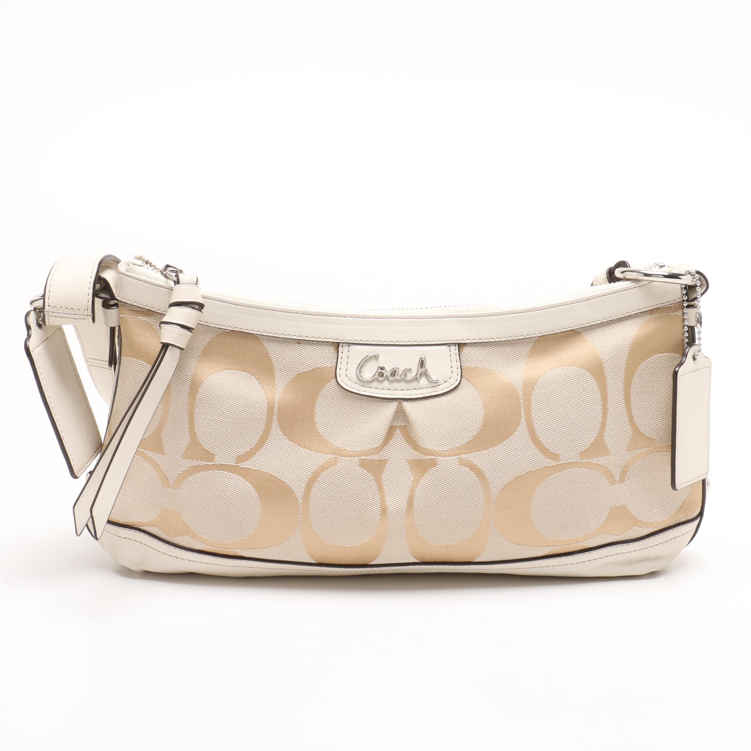 Coach Park Signature Duffle Hobo and Brighton Embossed Leather Wallet