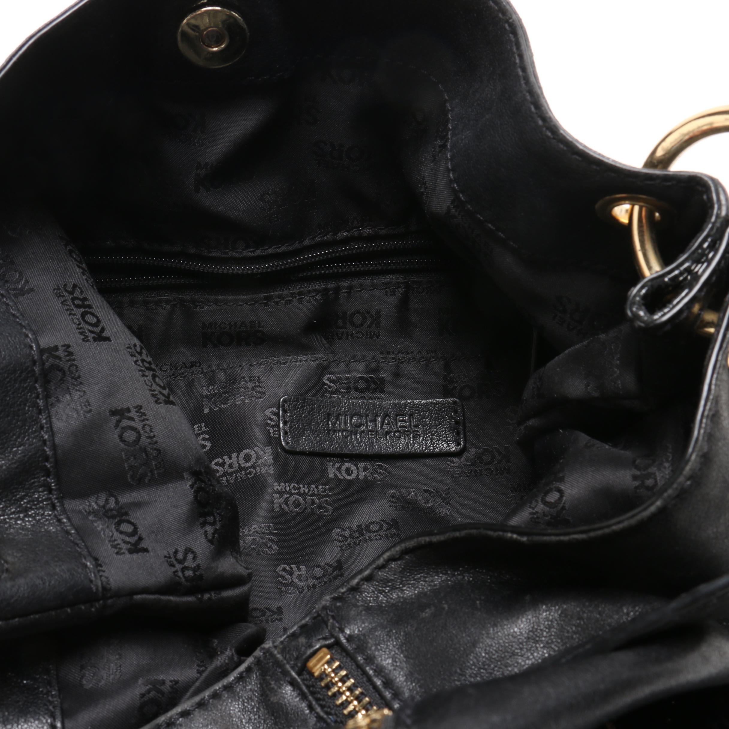 Marino Orlandi and MICHAEL Michael Kors Embossed Leather Tote and Crossbody Bag