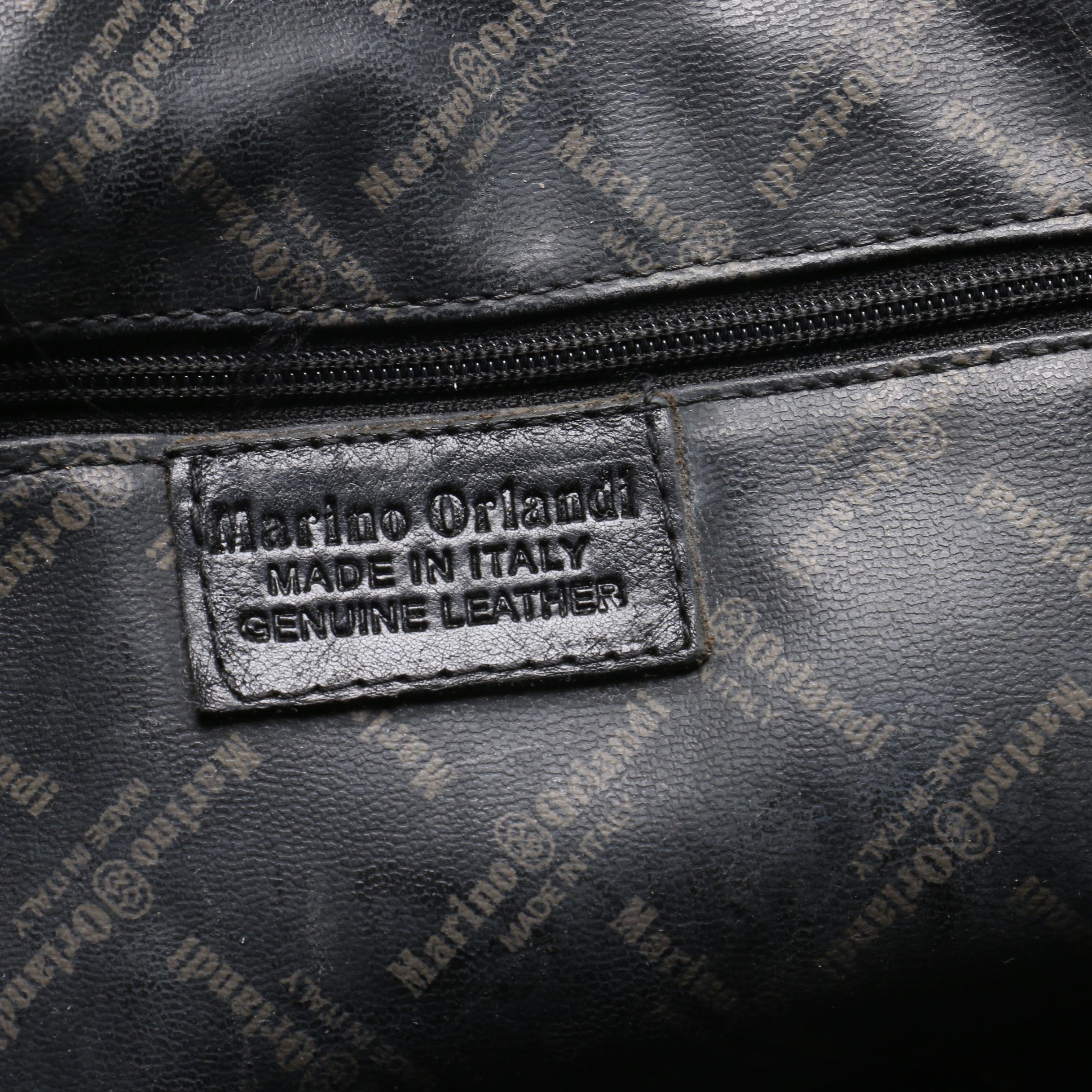 Marino Orlandi and MICHAEL Michael Kors Embossed Leather Tote and Crossbody Bag