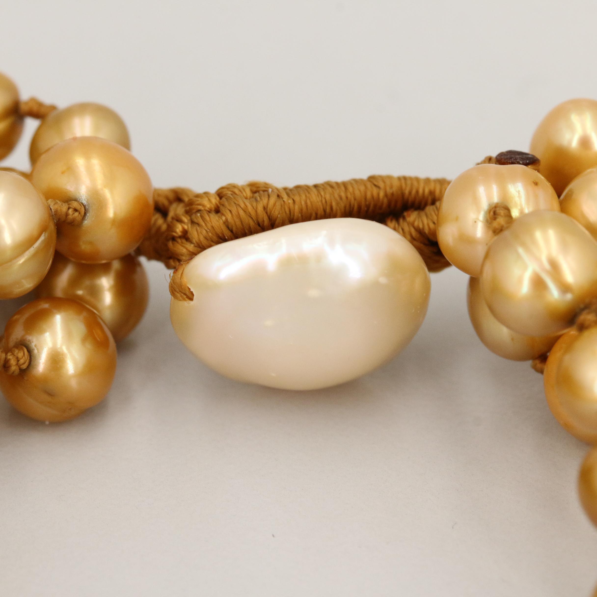 Cultured Pearl and Rose Quartz Beaded Multi-Strand Necklace