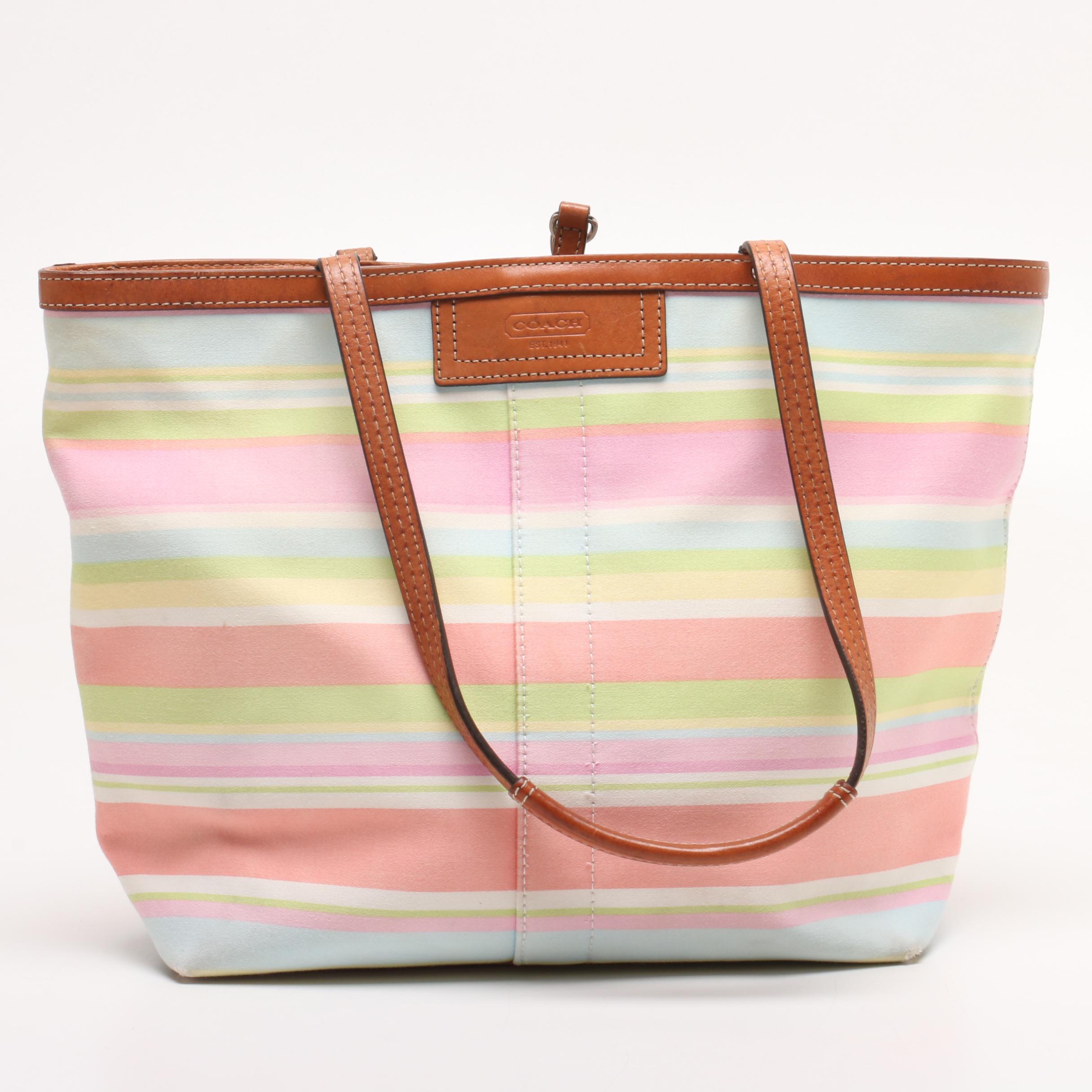 Coach Canvas and Leather Totes and Shoulder Bags