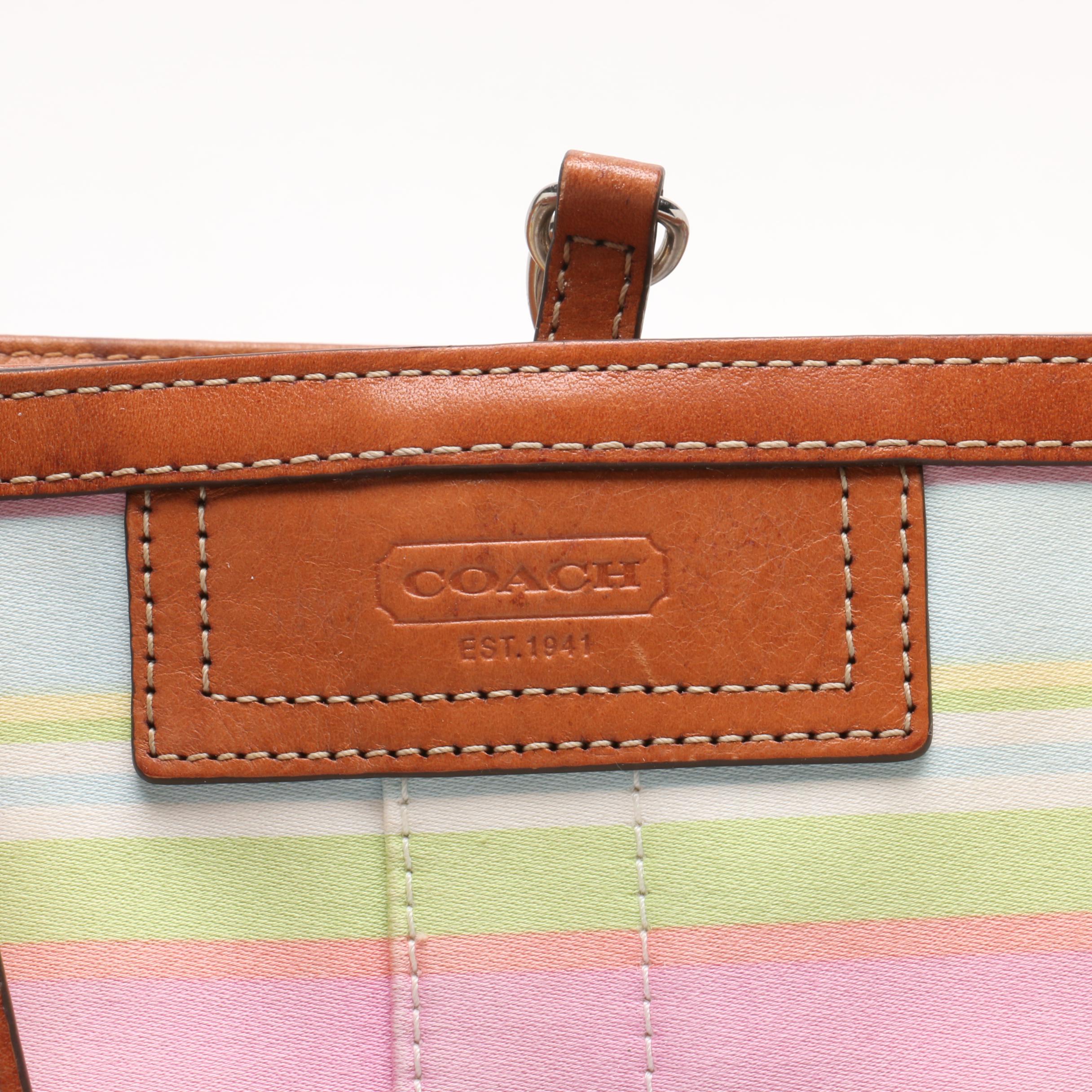 Coach Canvas and Leather Totes and Shoulder Bags