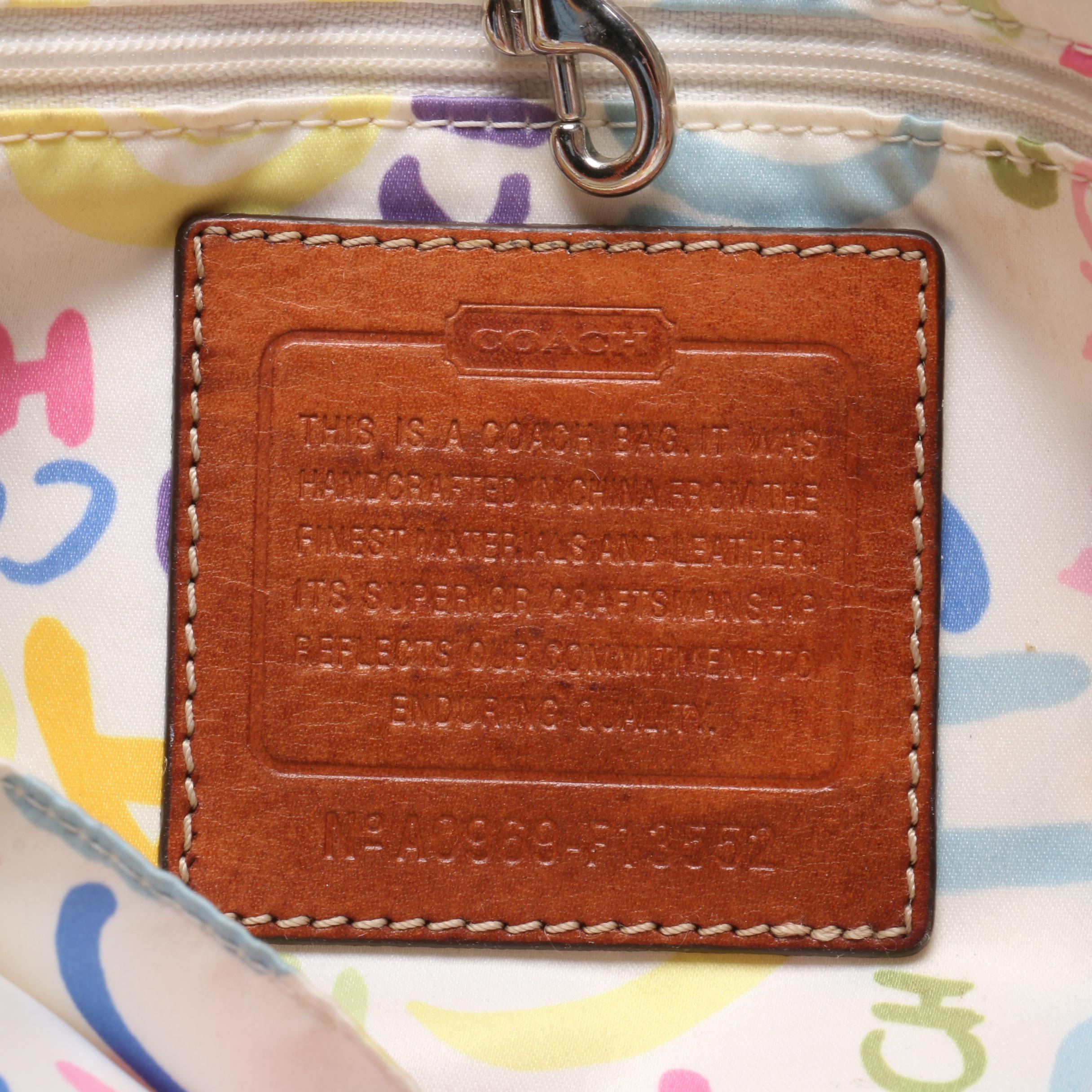 Coach Canvas and Leather Totes and Shoulder Bags