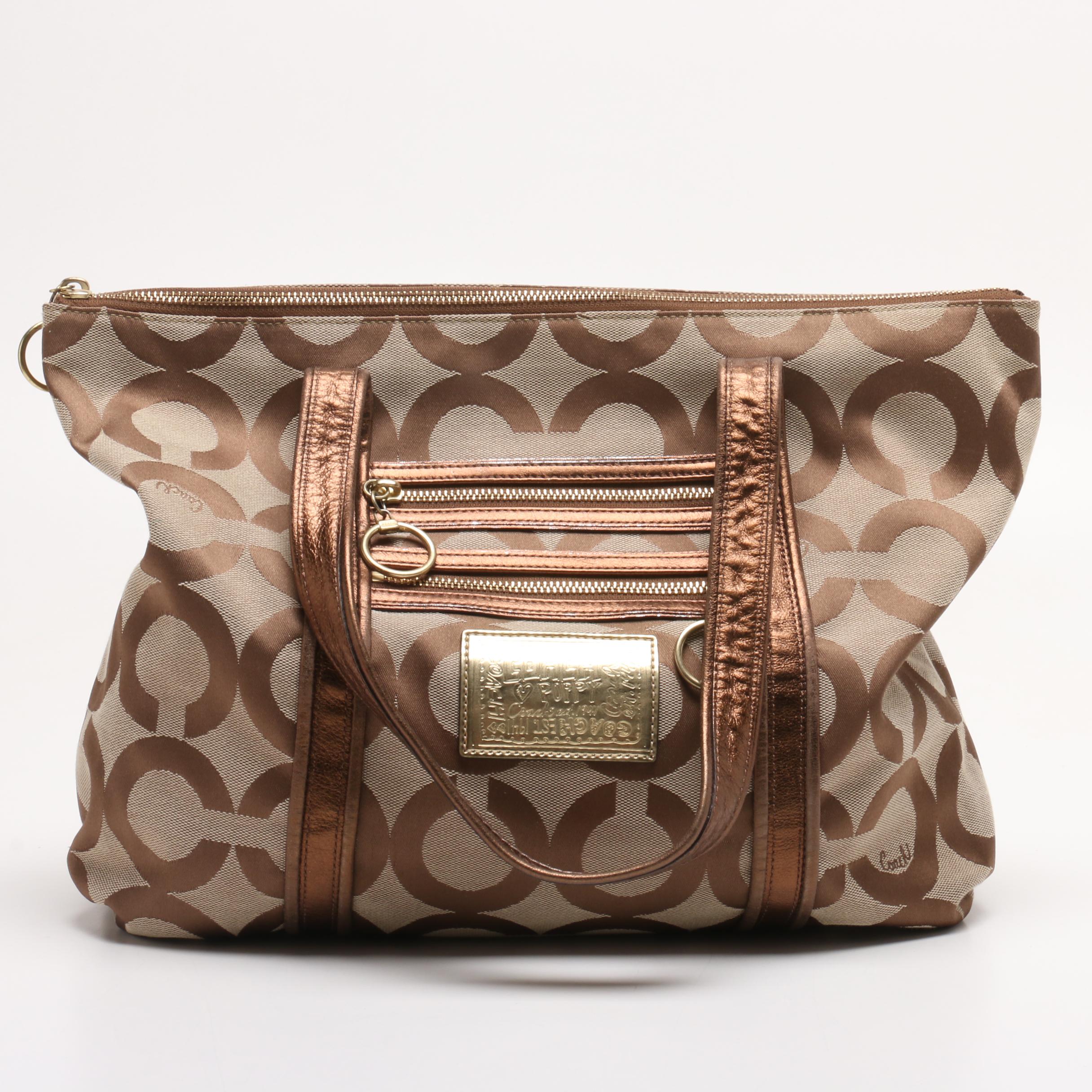 Coach Canvas and Leather Totes and Shoulder Bags