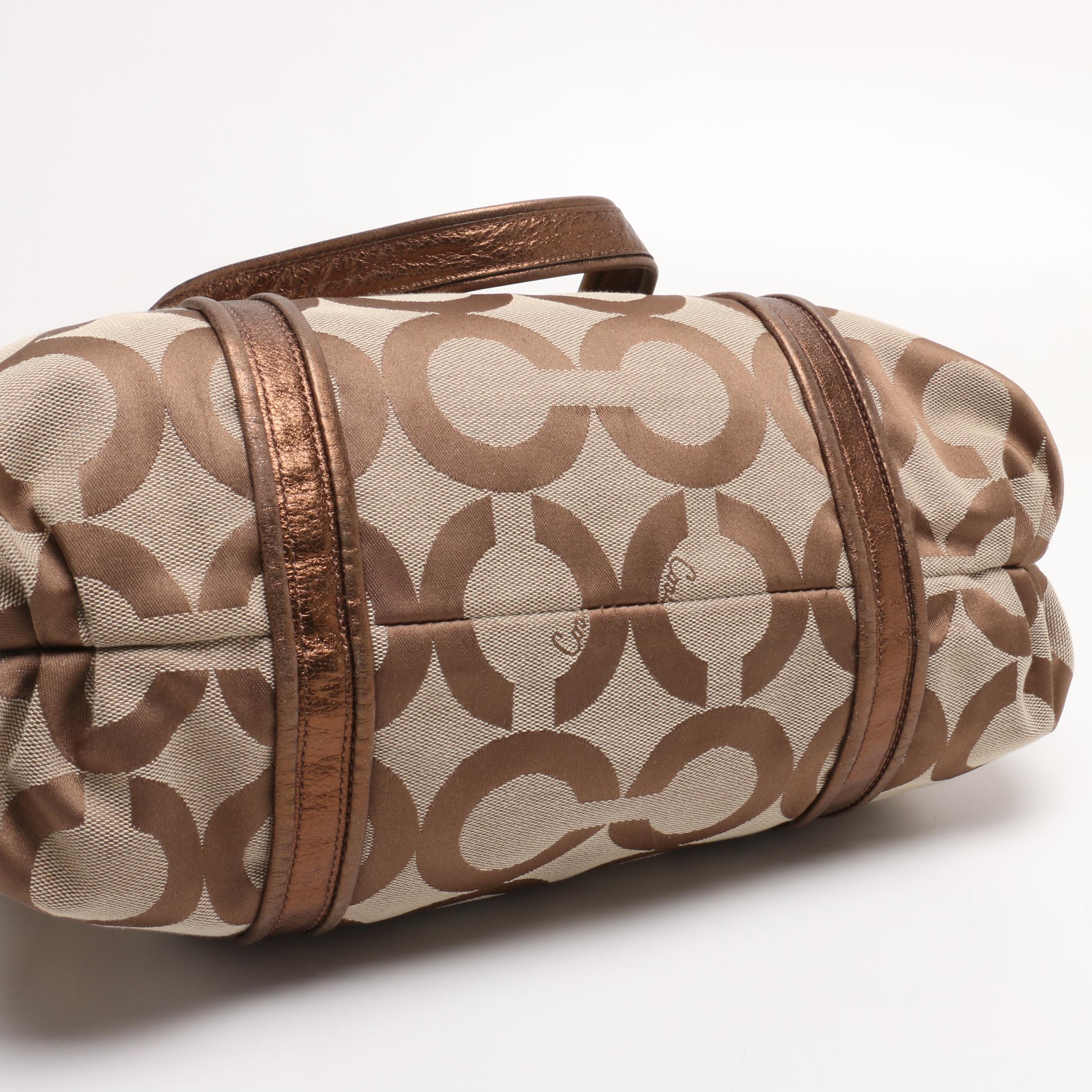 Coach Canvas and Leather Totes and Shoulder Bags