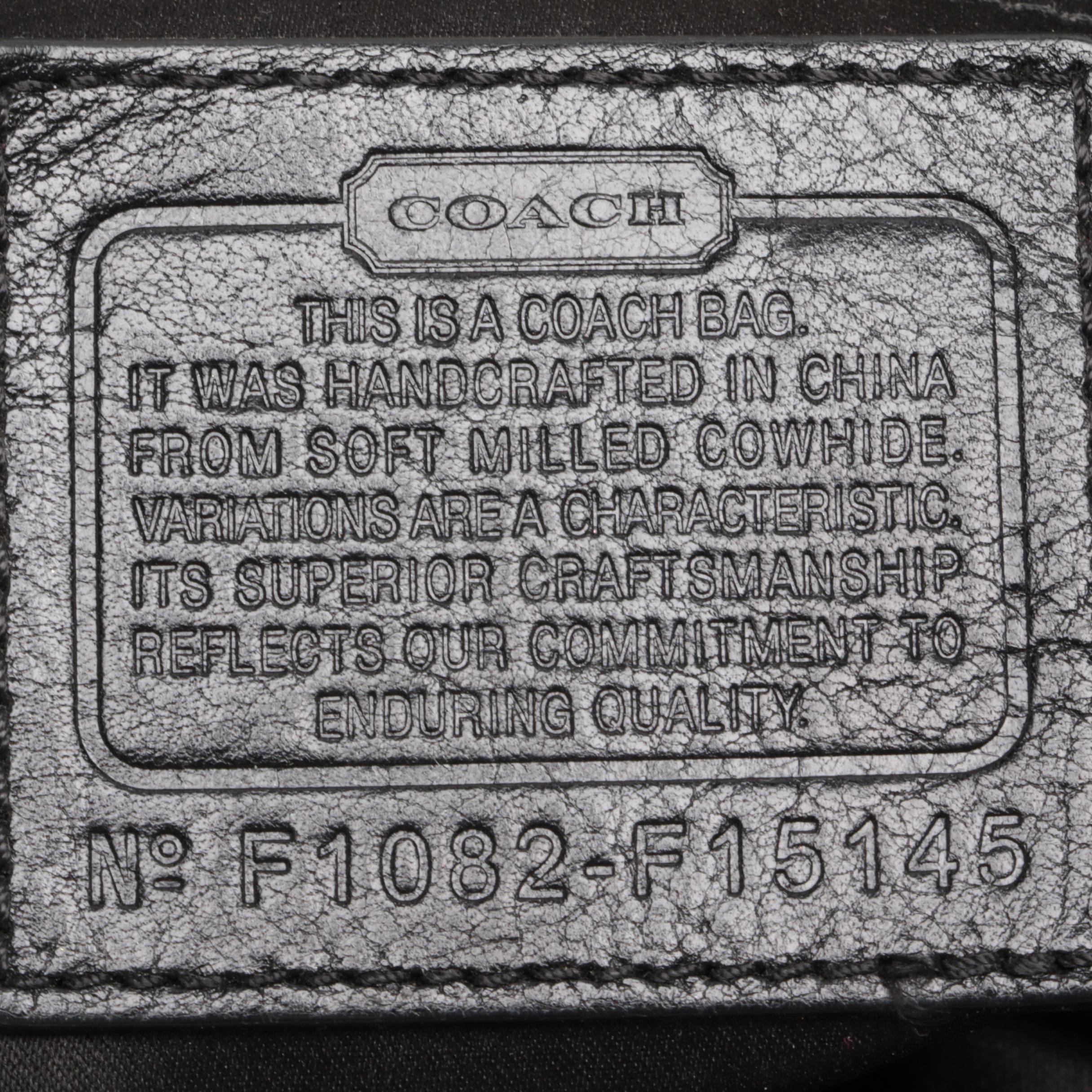 Coach Poppy Tartan Canvas Shoulder Bag, Leather Crossbody and Spectator Tote