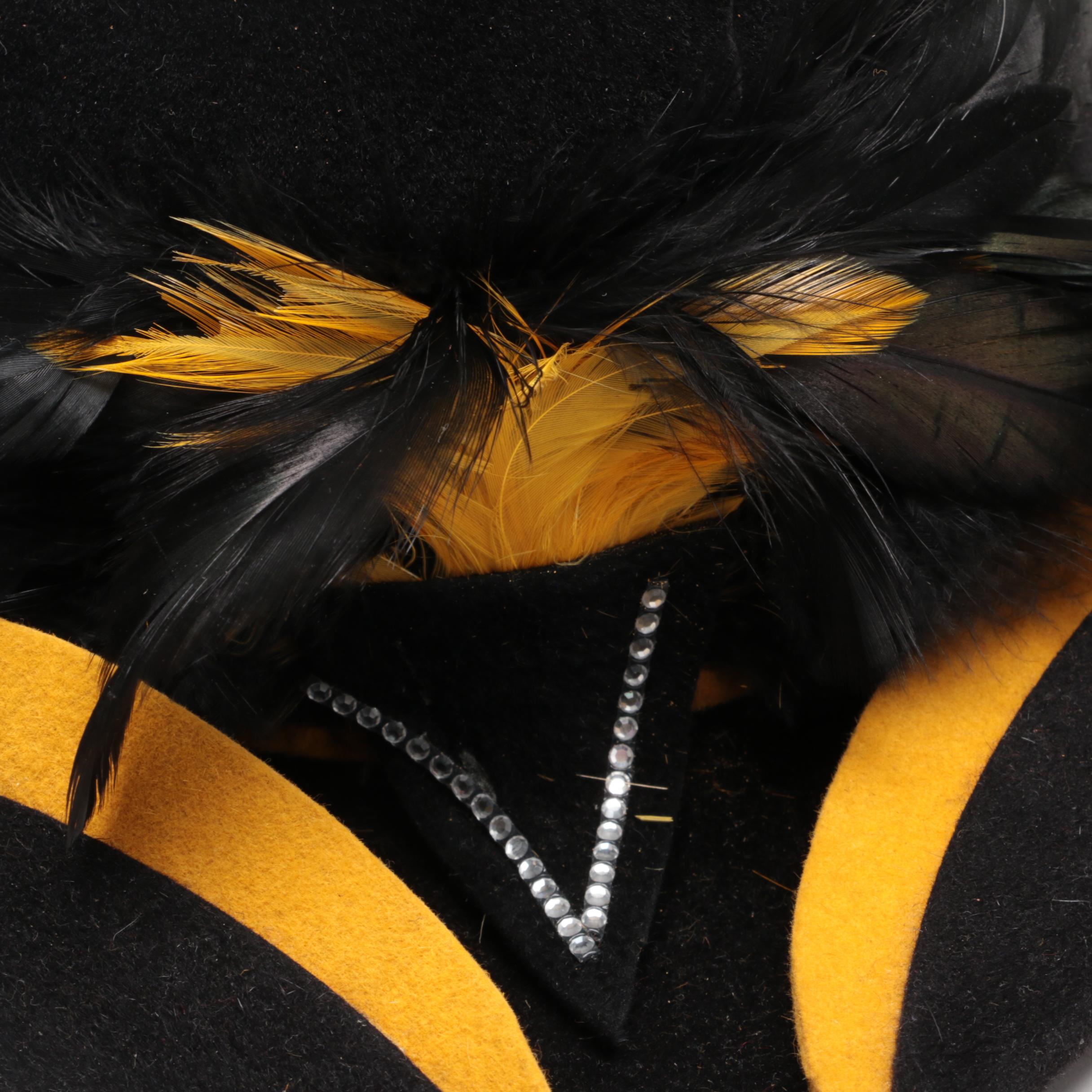 Angiolo Frasconi and Ruth Kropveld Rabbit and Wool Felt Derby Hats