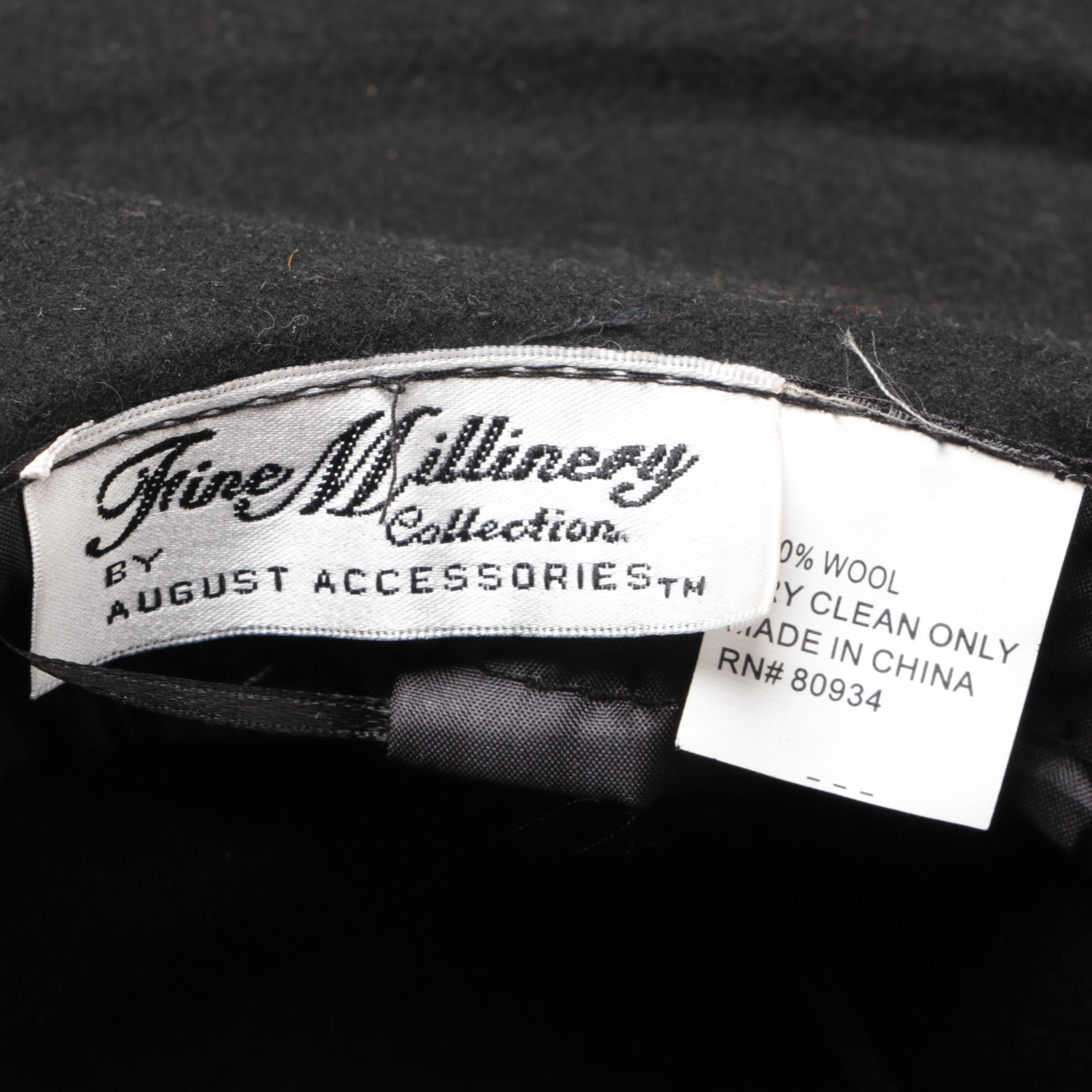 Angiolo Frasconi and Ruth Kropveld Rabbit and Wool Felt Derby Hats