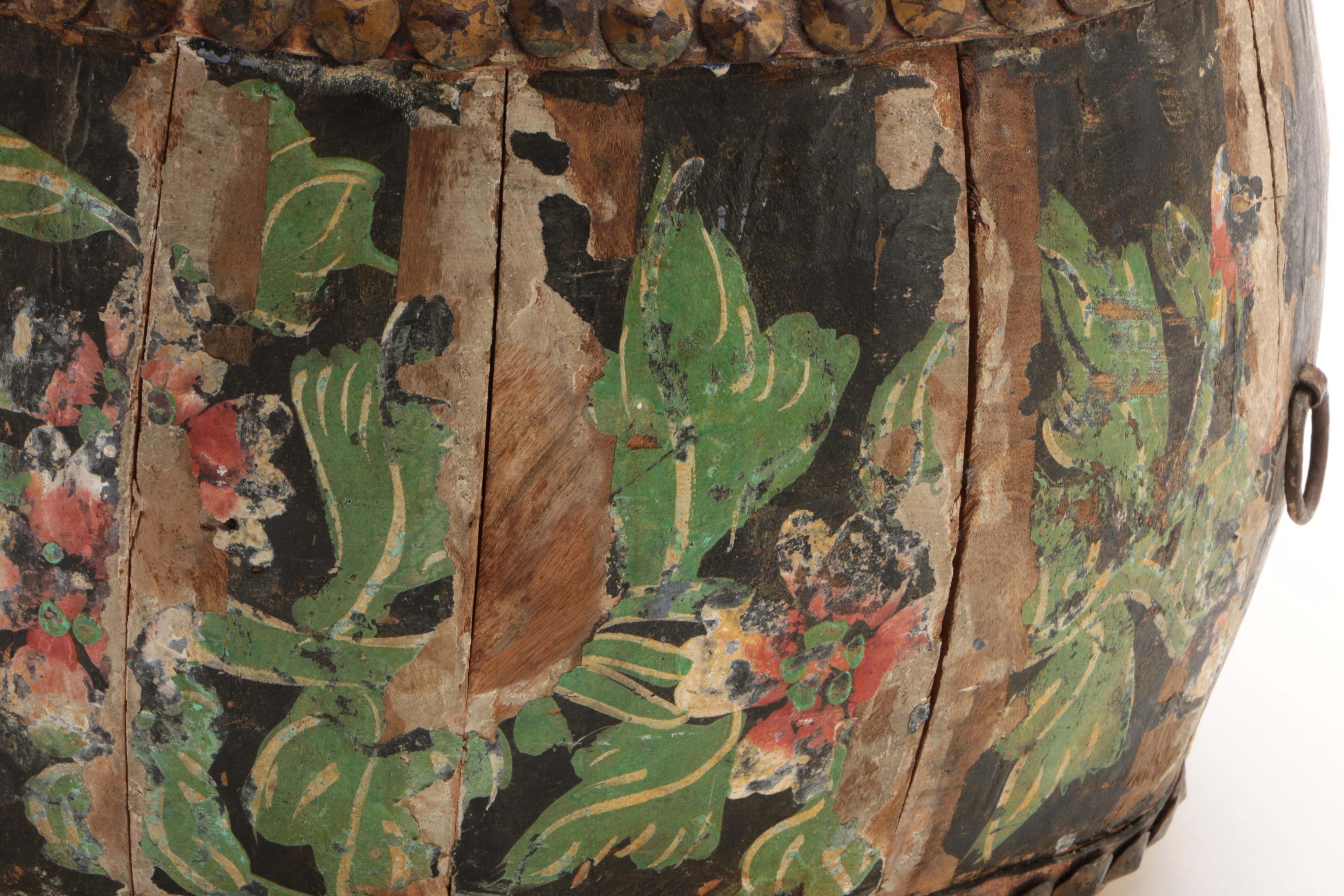 Chinese Wooden Drum