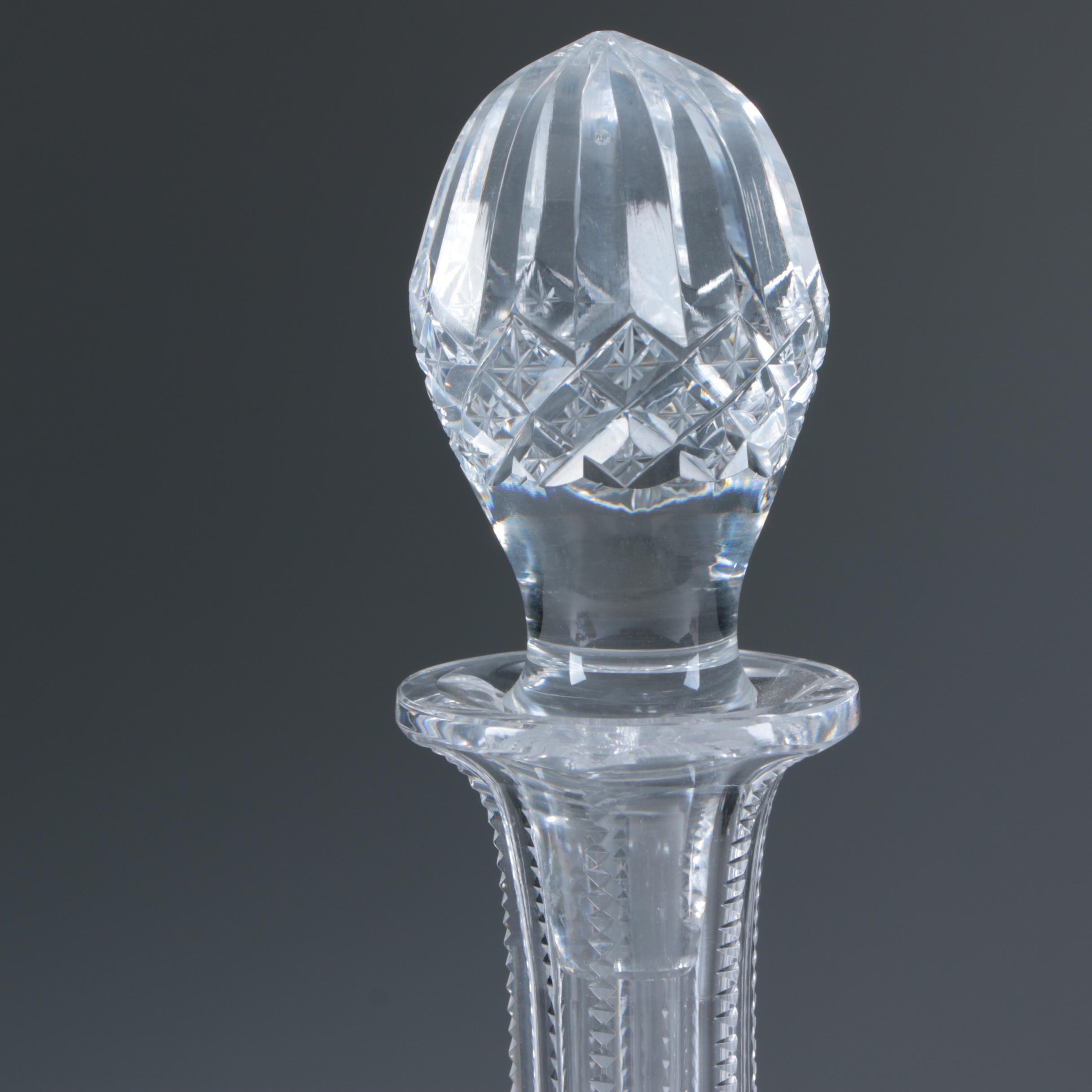 Cut Crystal Decanter Attributed to Libbey